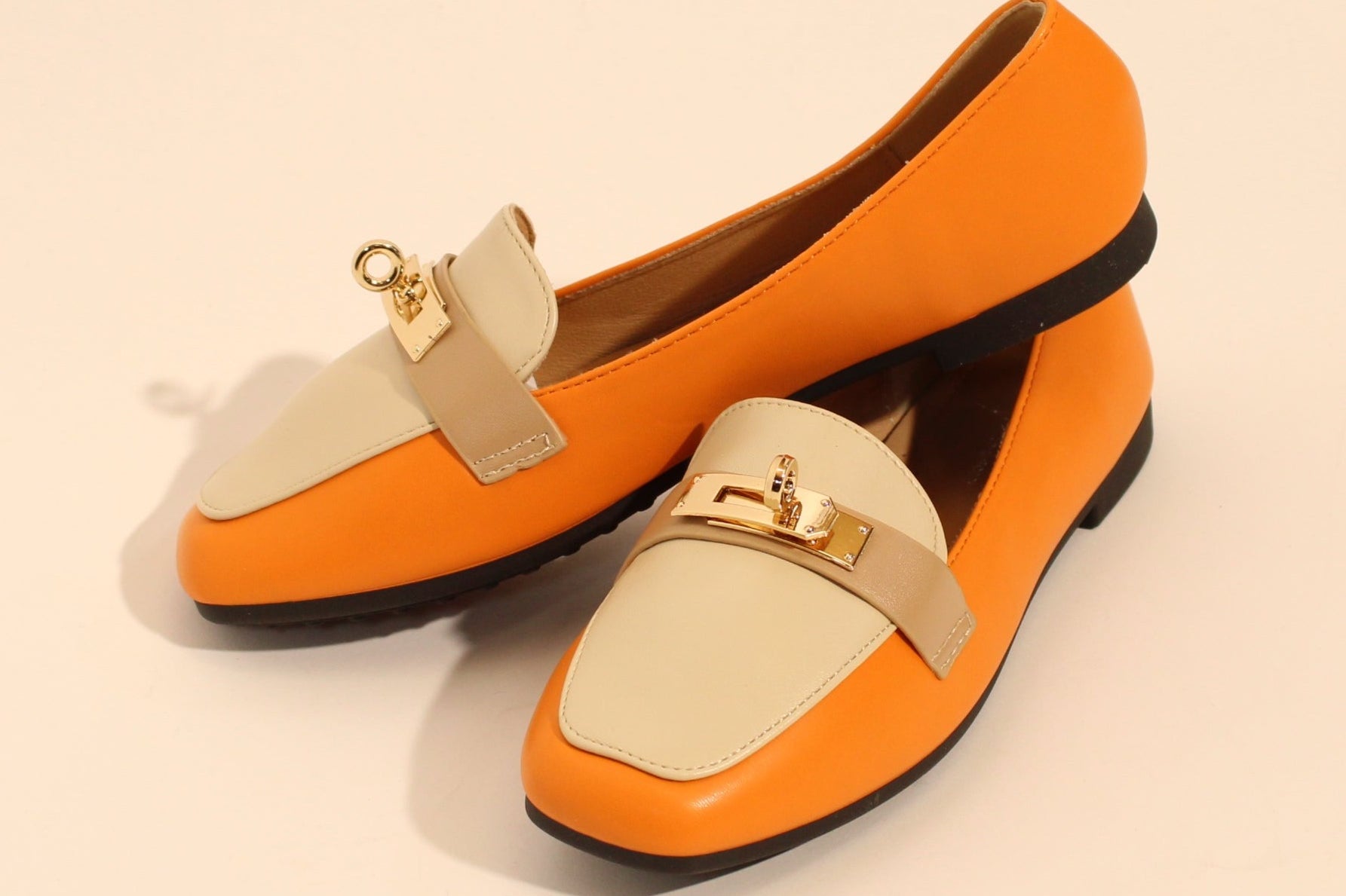Ballerina sko, Orange
