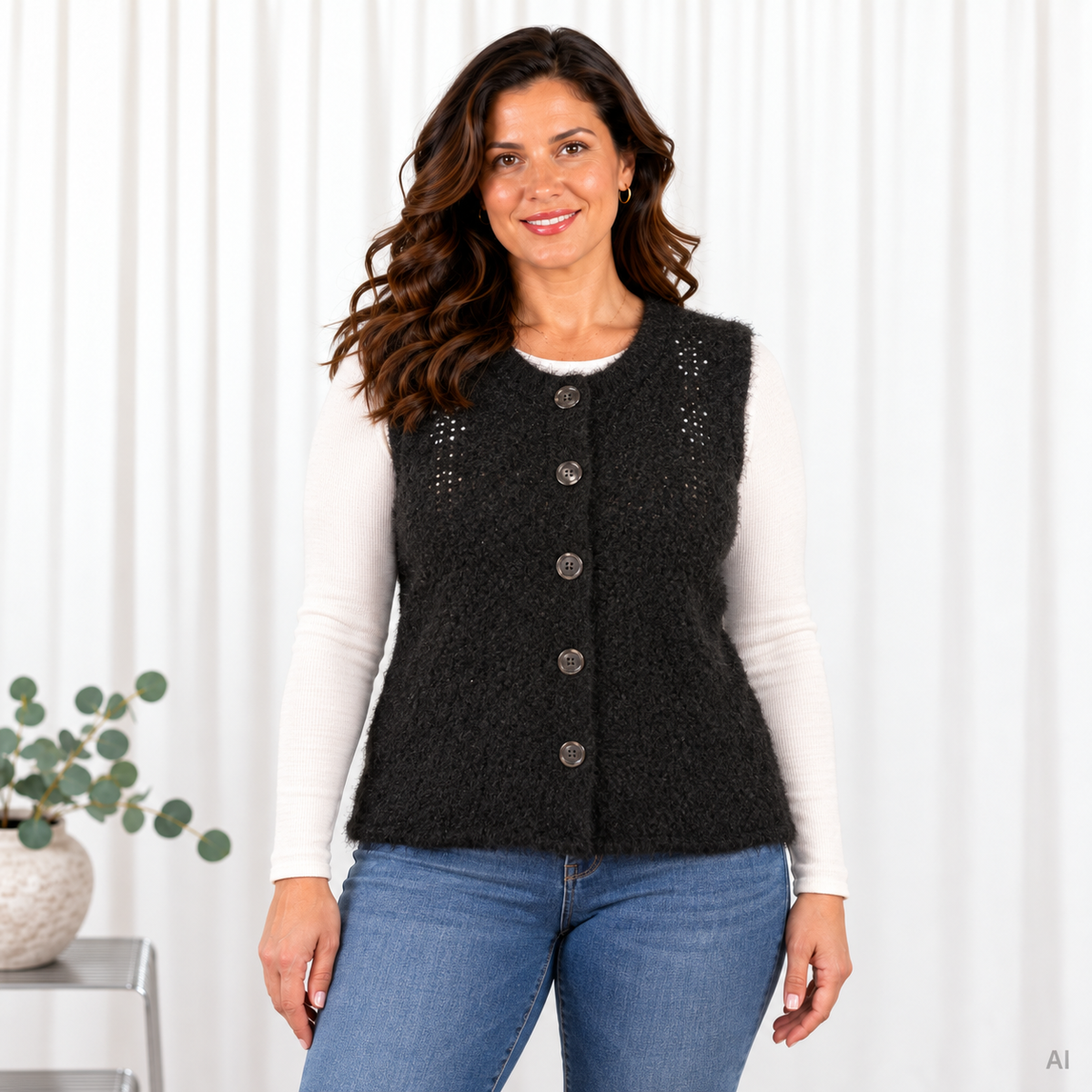 Paloma vest, Sort