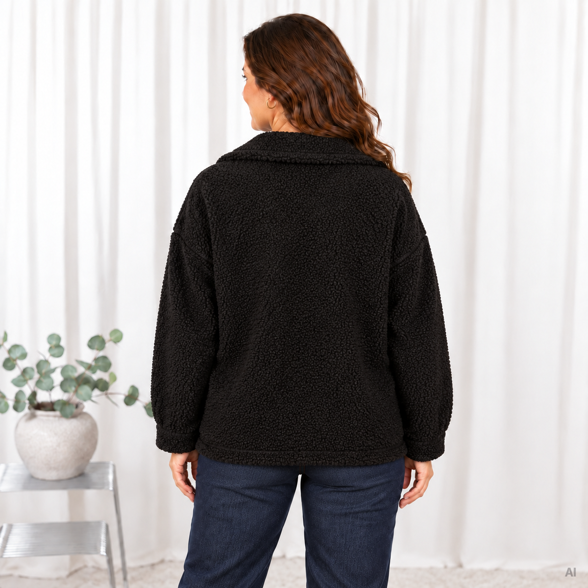 Linea jakke, Sort