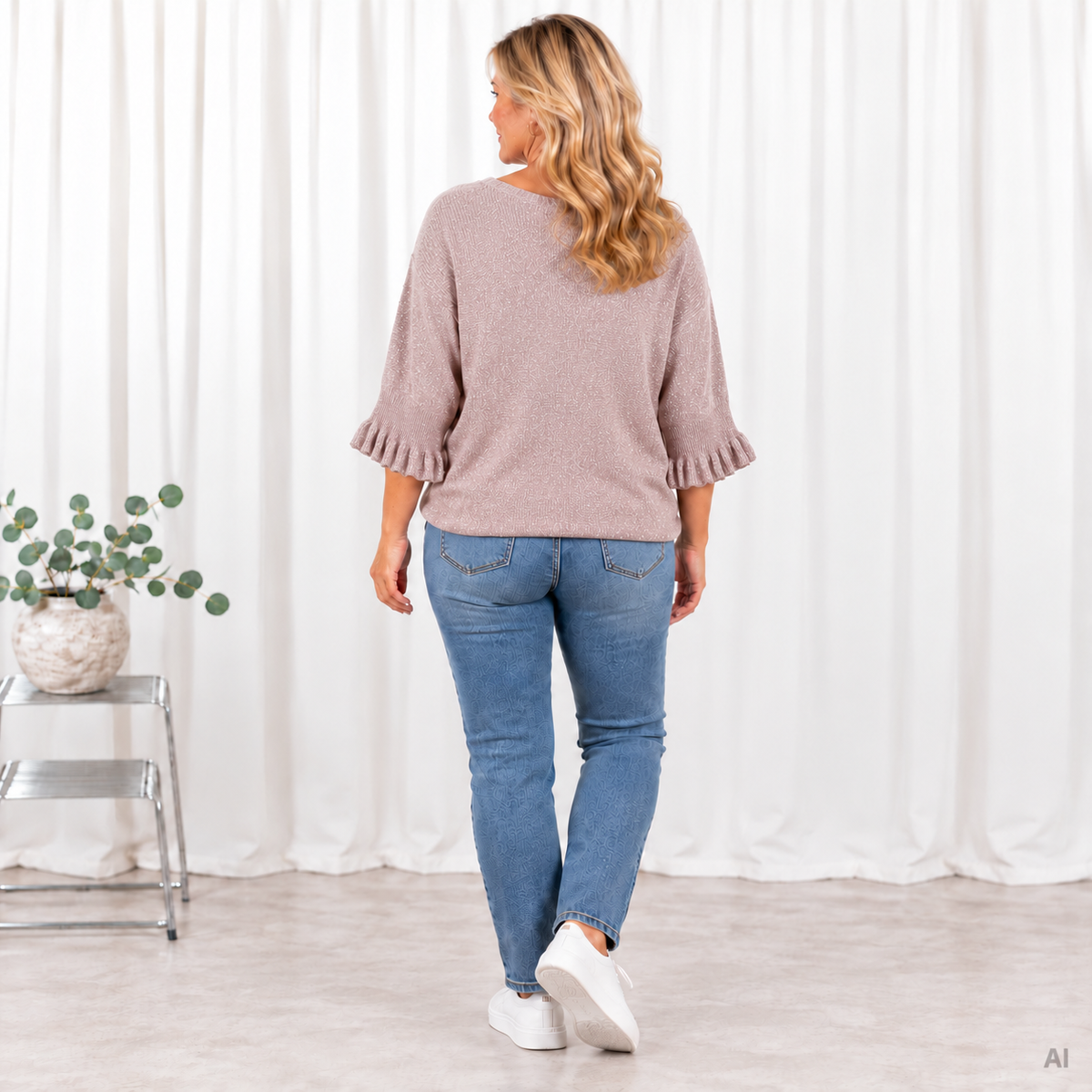 Ember poncho, Rosa