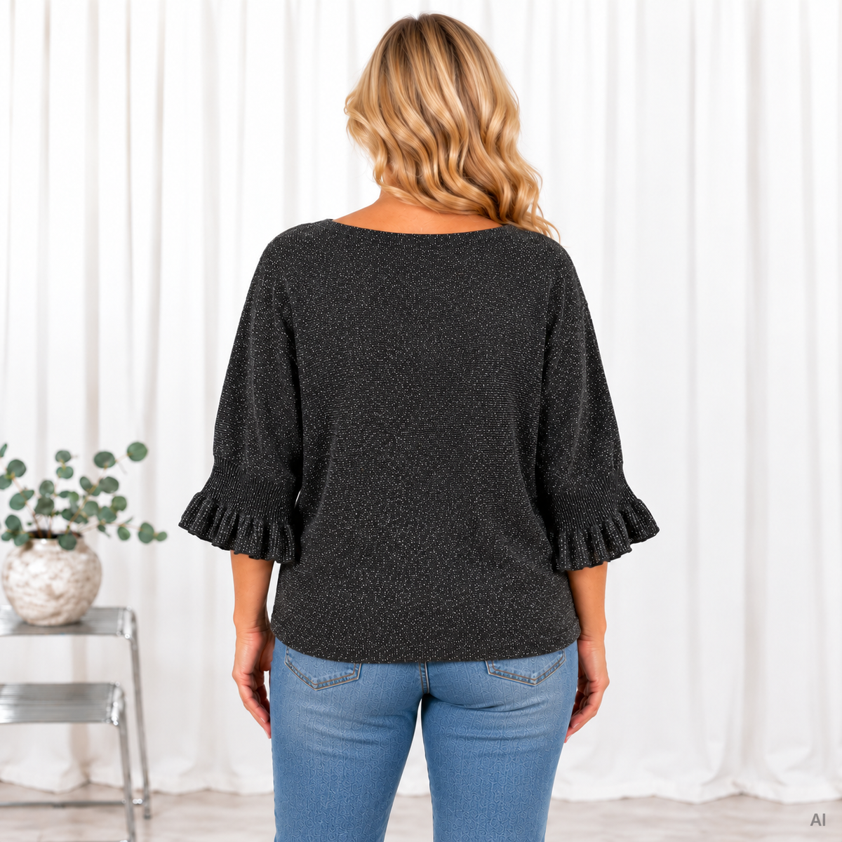 Ember poncho, Sort