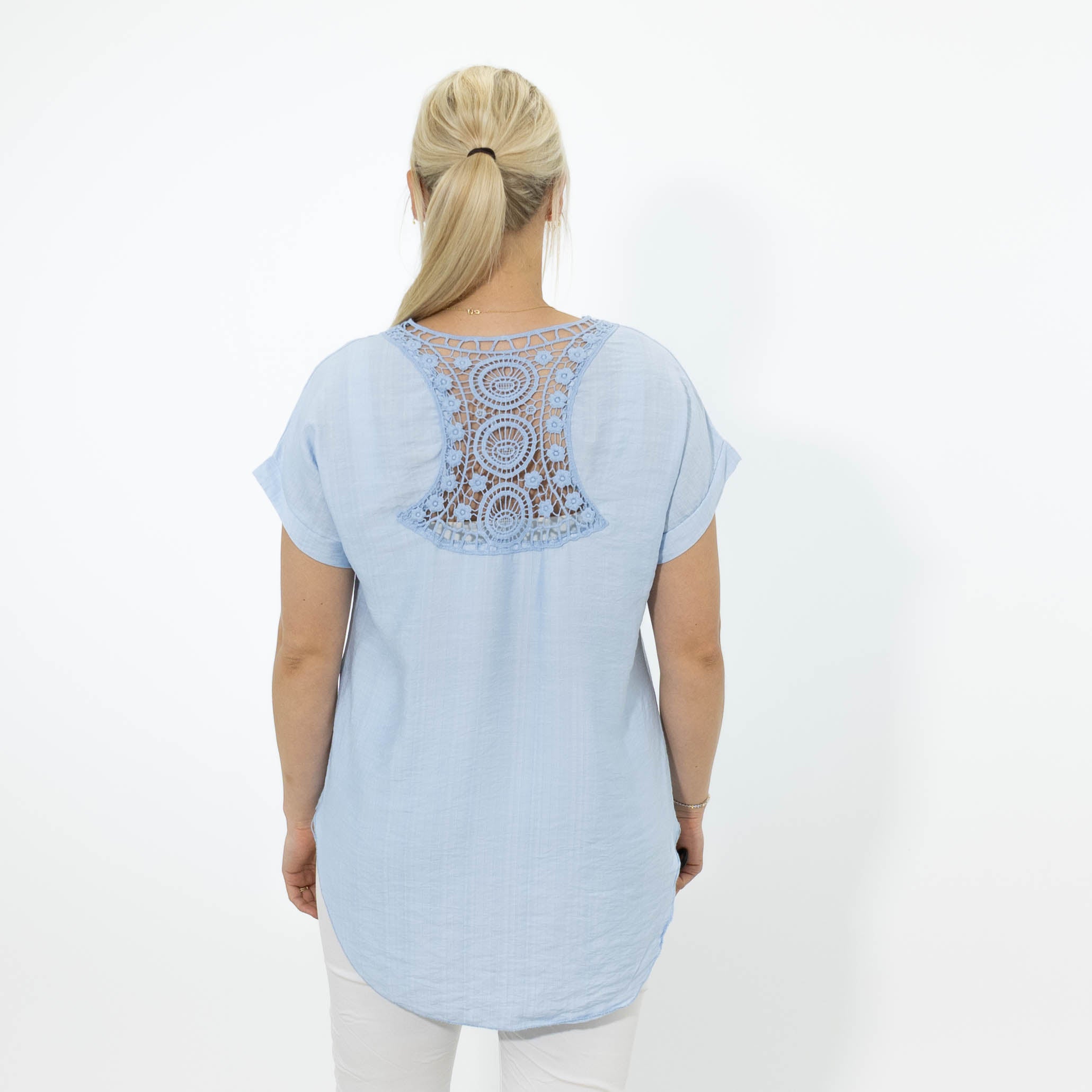 Fanny overdel, Lyseblå