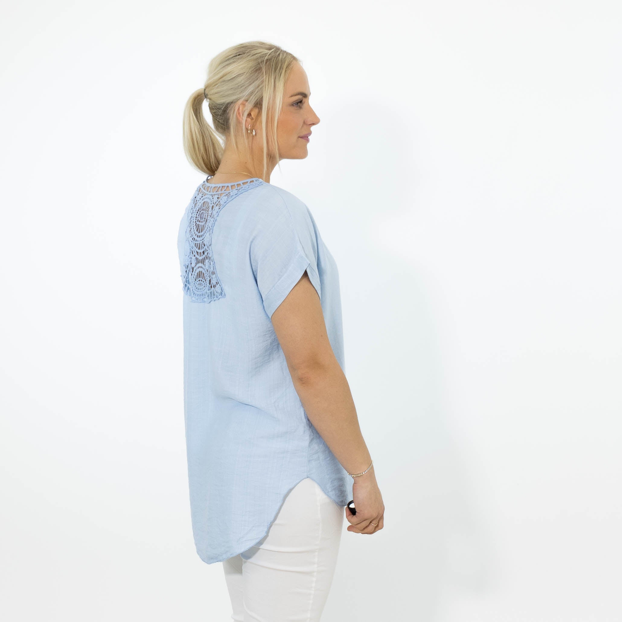 Fanny overdel, Lyseblå