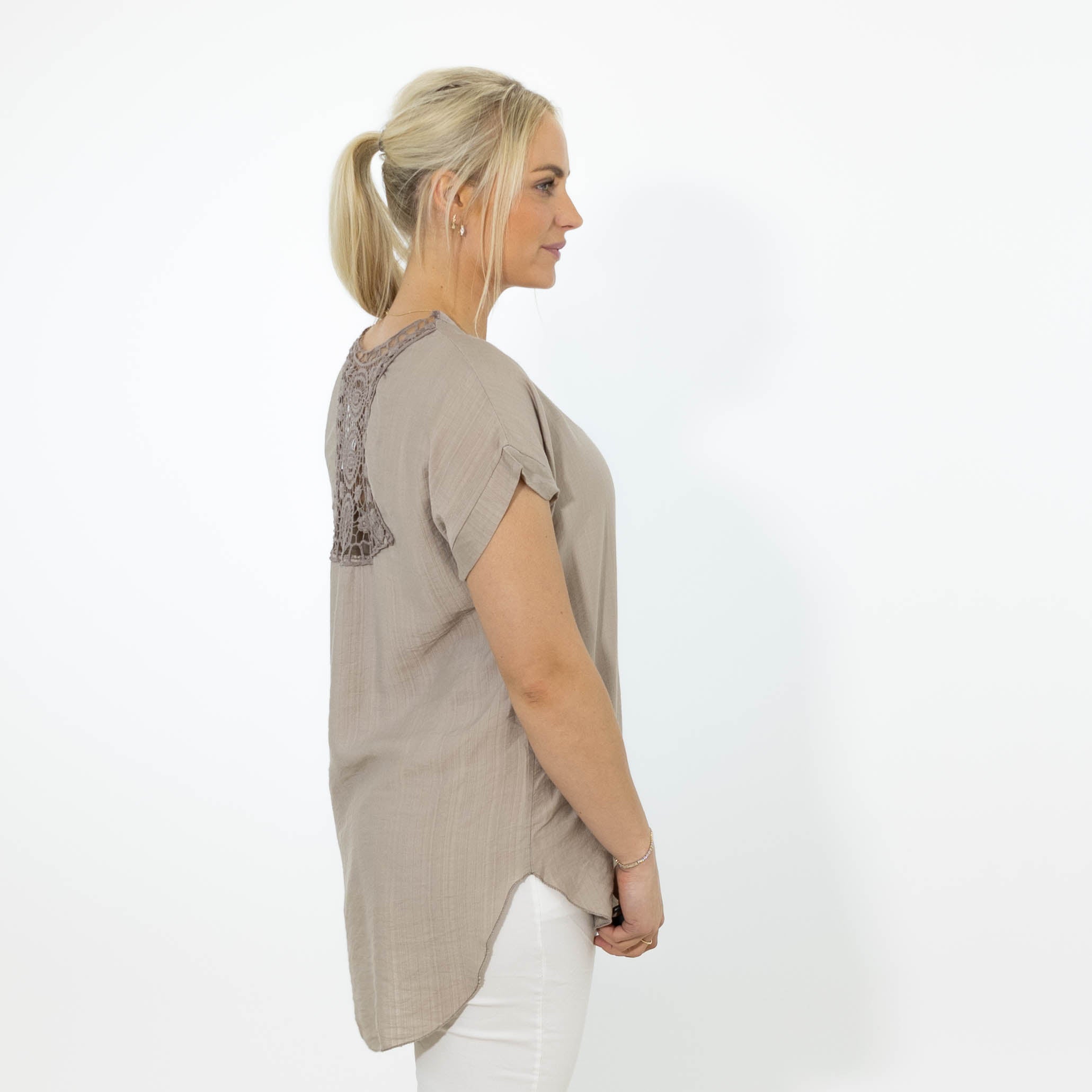 Fanny overdel, Taupe