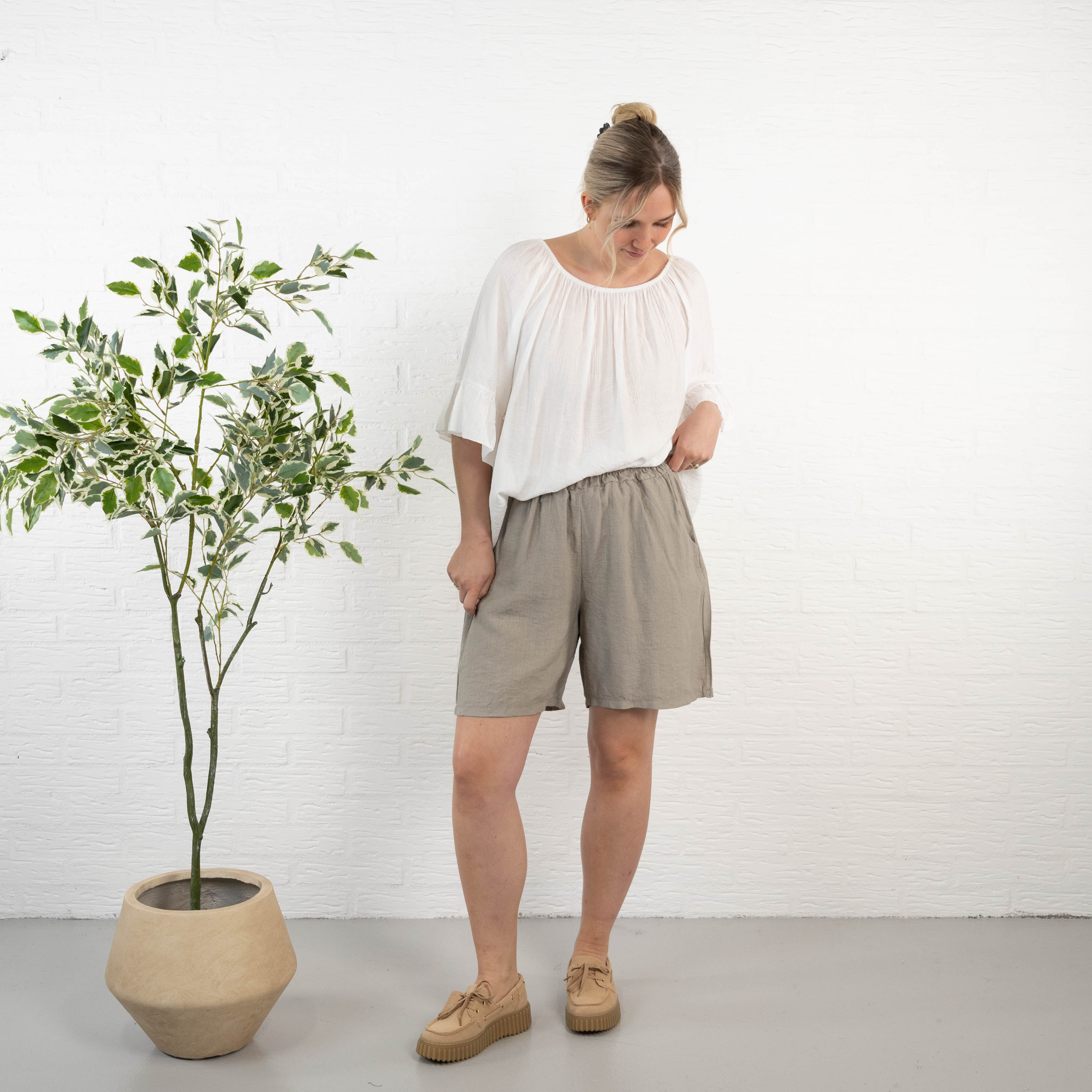 Martha shorts, Taupe