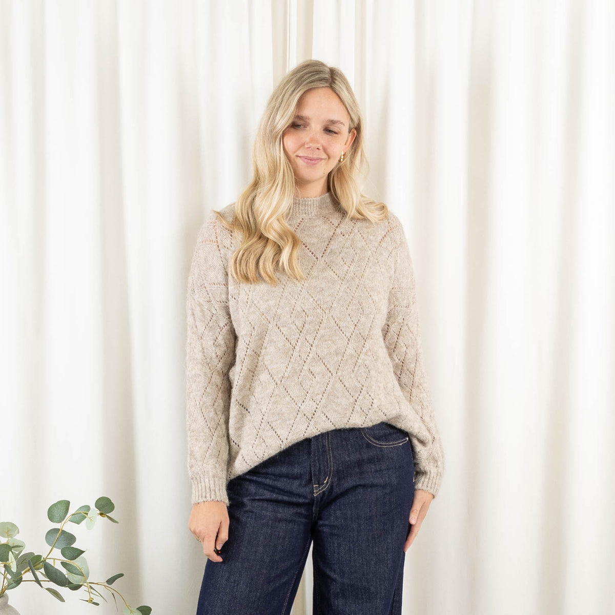Lonnie strik, Taupe