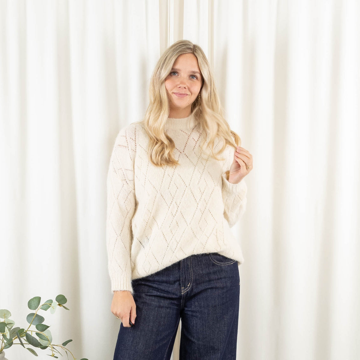 Lonnie strik, Beige