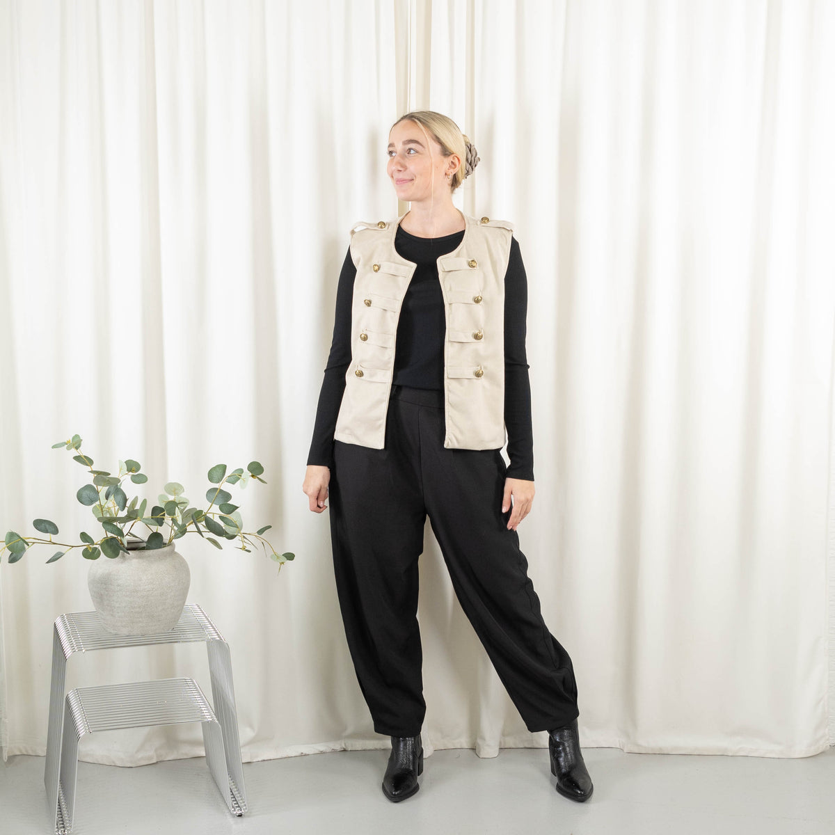 Becks vest, Beige