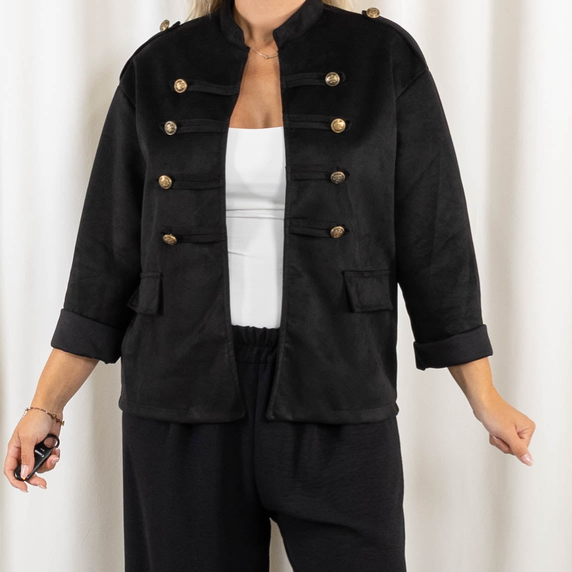 Beka blazer, Sort