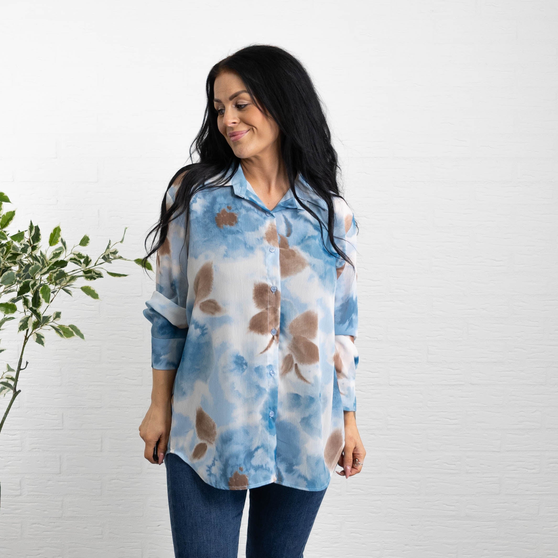 Lenny skjorte, Lyseblå