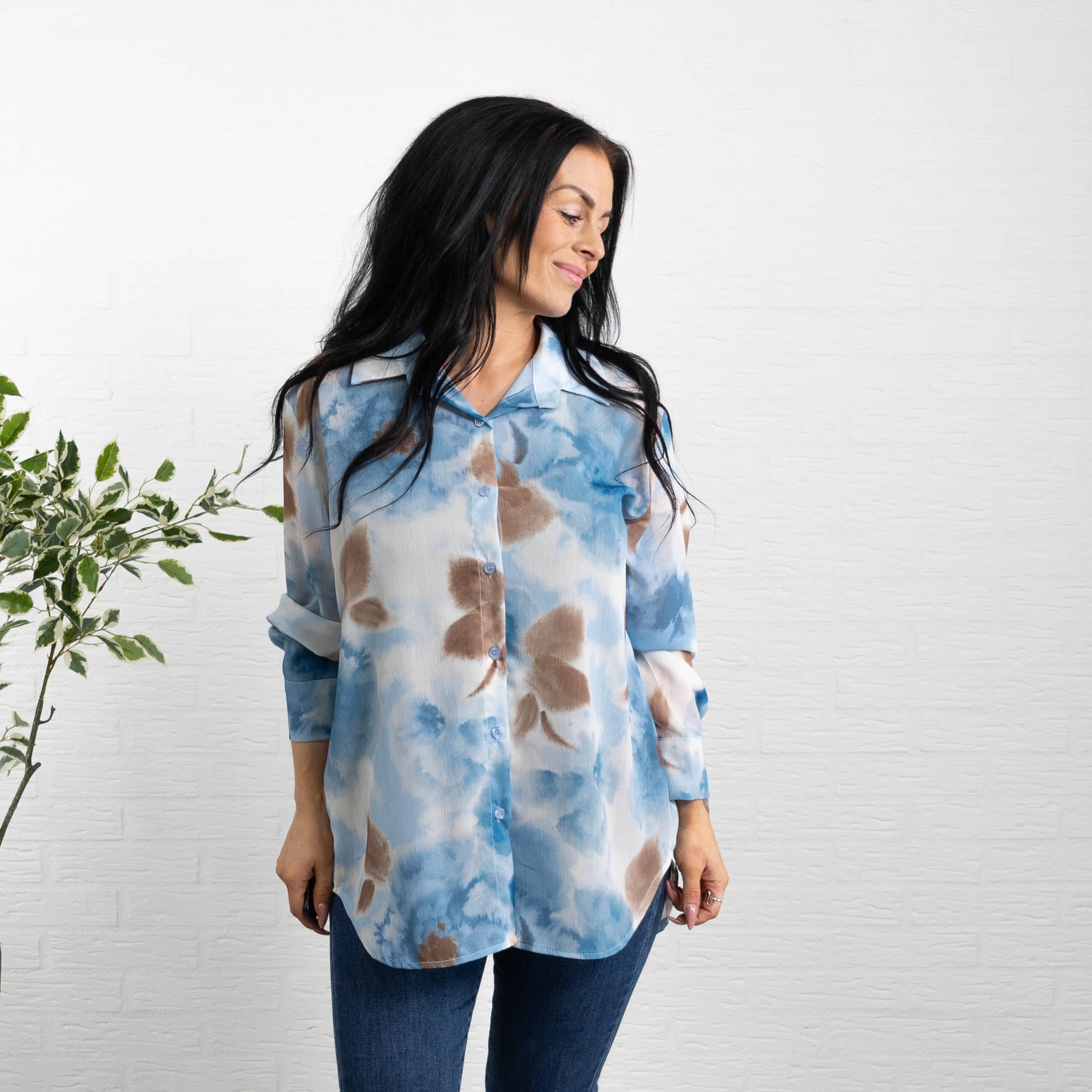 Lenny skjorte, Lyseblå