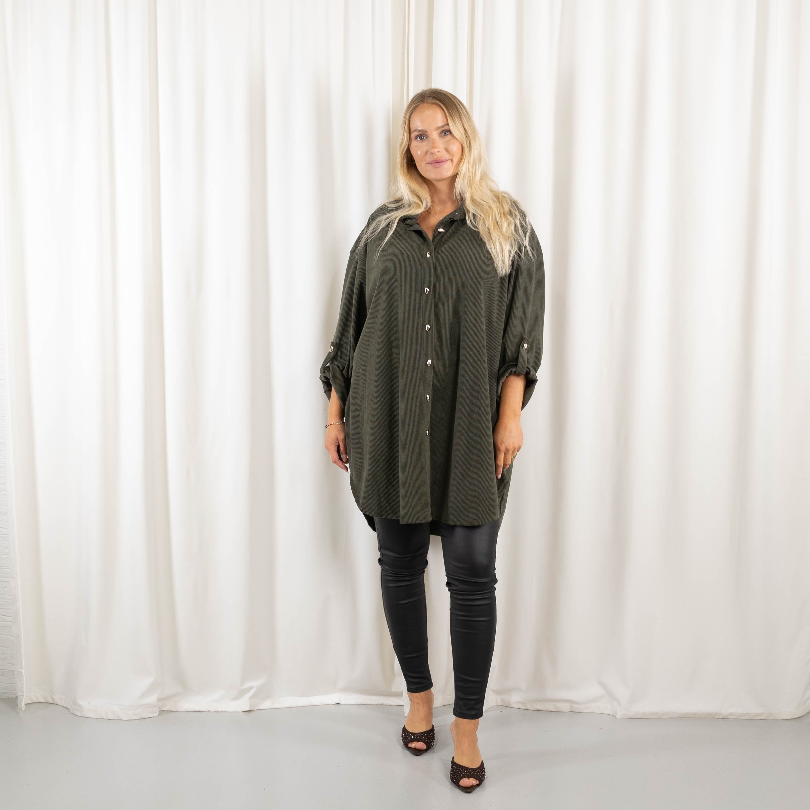 Enya tunika/skjorte, Khaki
