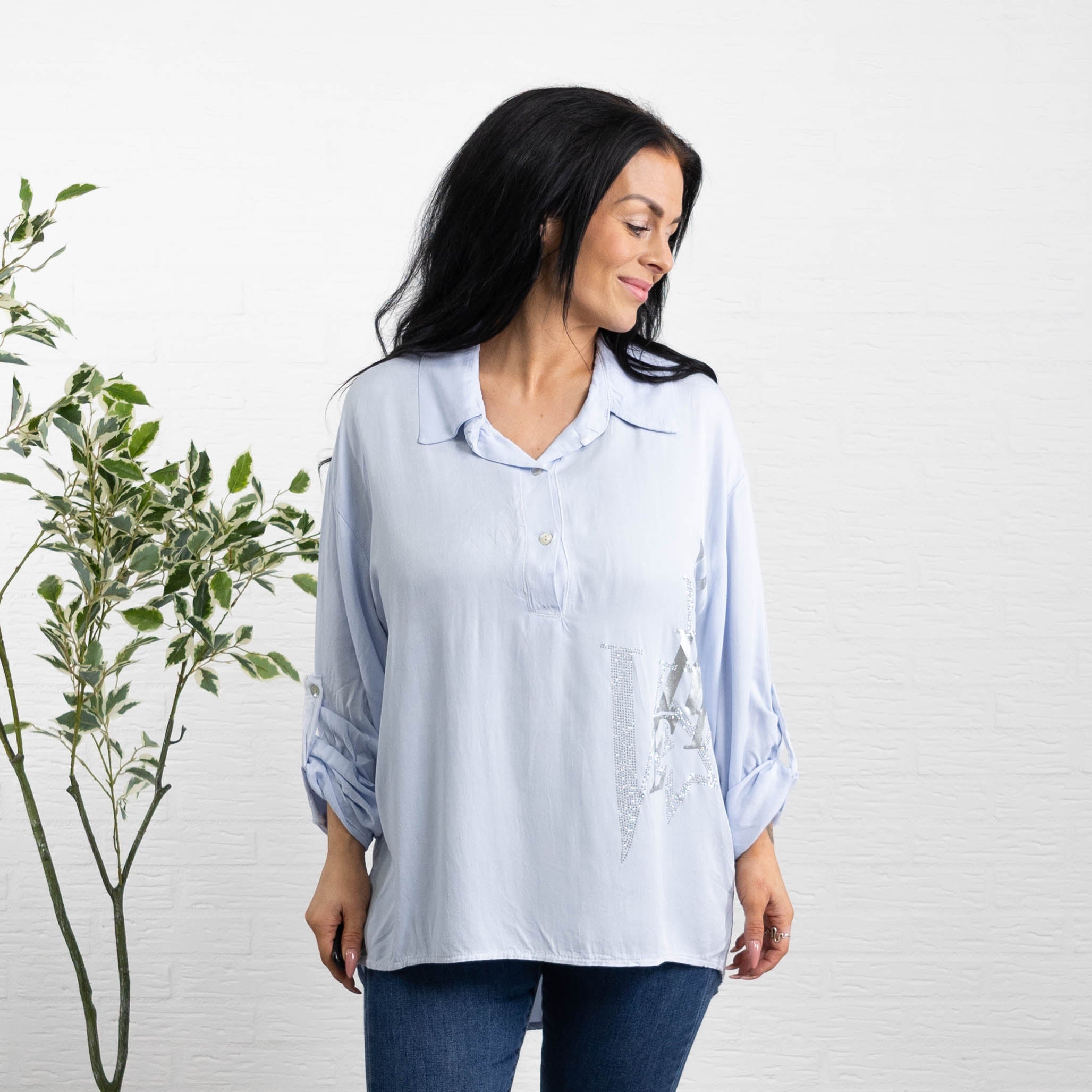 Jordan overdel, Lyseblå