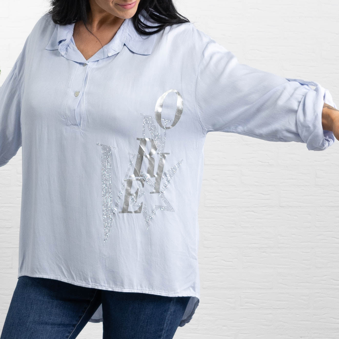 Jordan overdel, Lyseblå