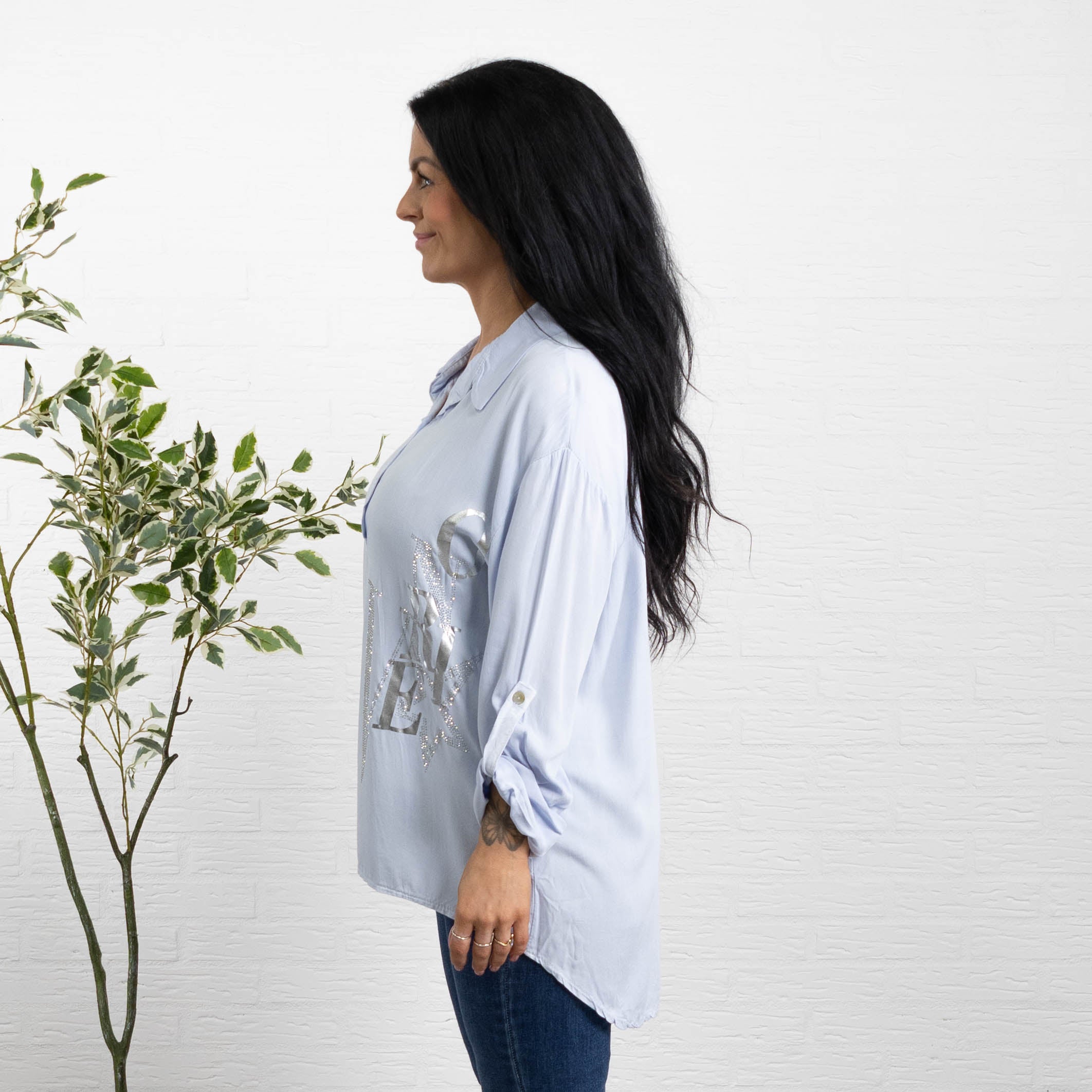 Jordan overdel, Lyseblå