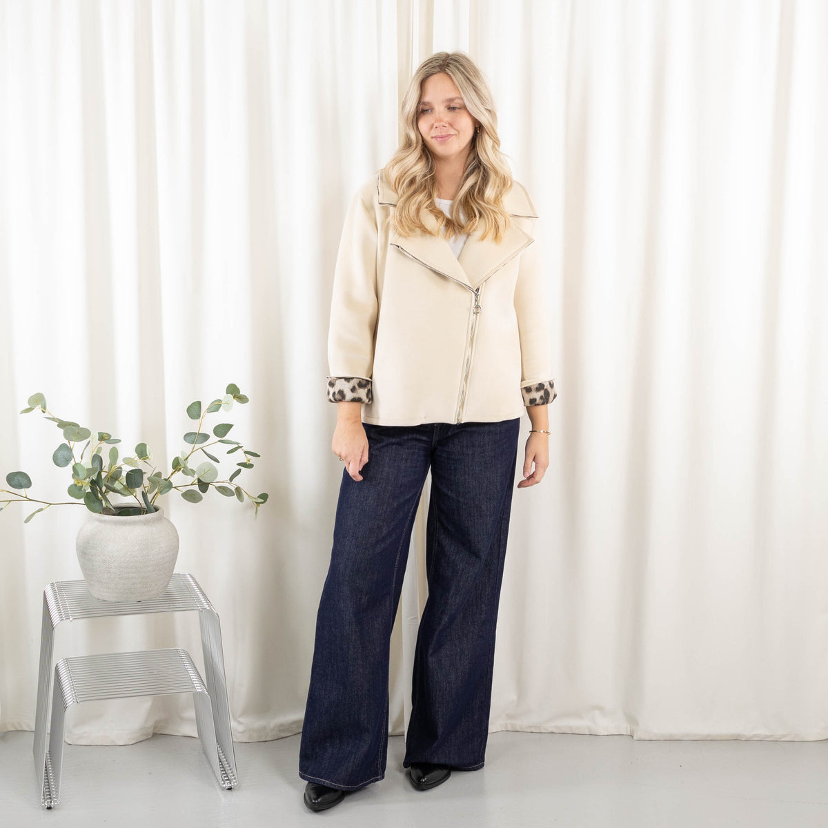 Billie jakke, Beige
