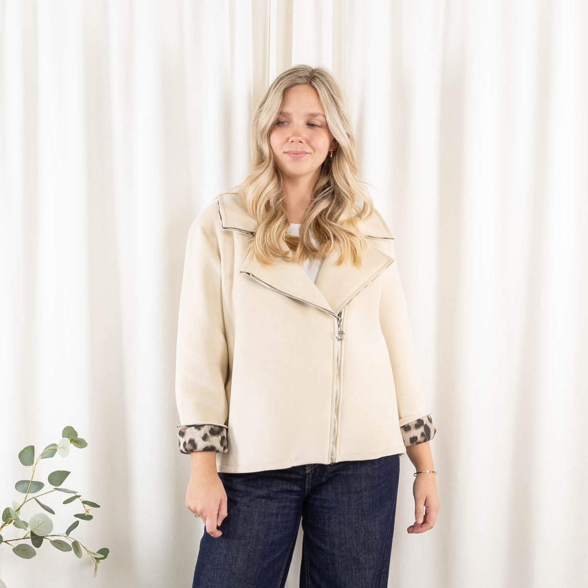 Billie jakke, Beige