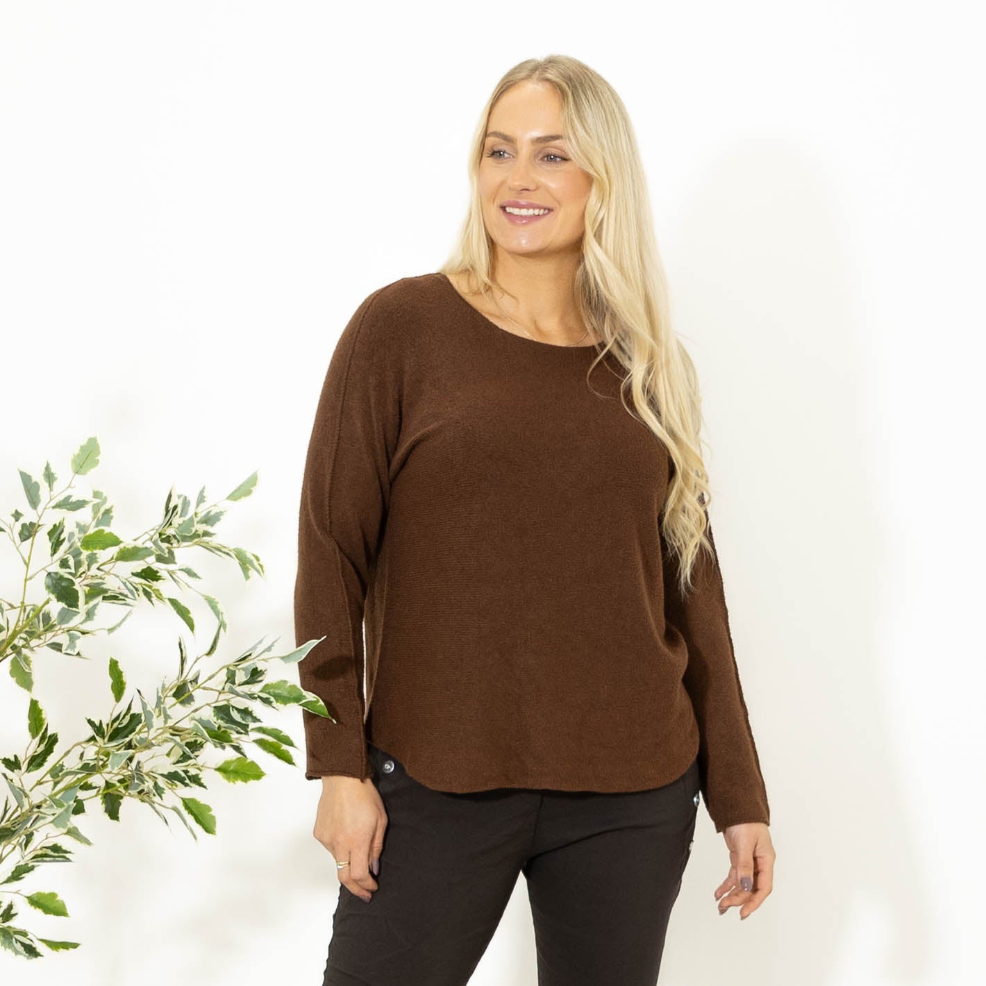 Klara rundhals strik, Choko