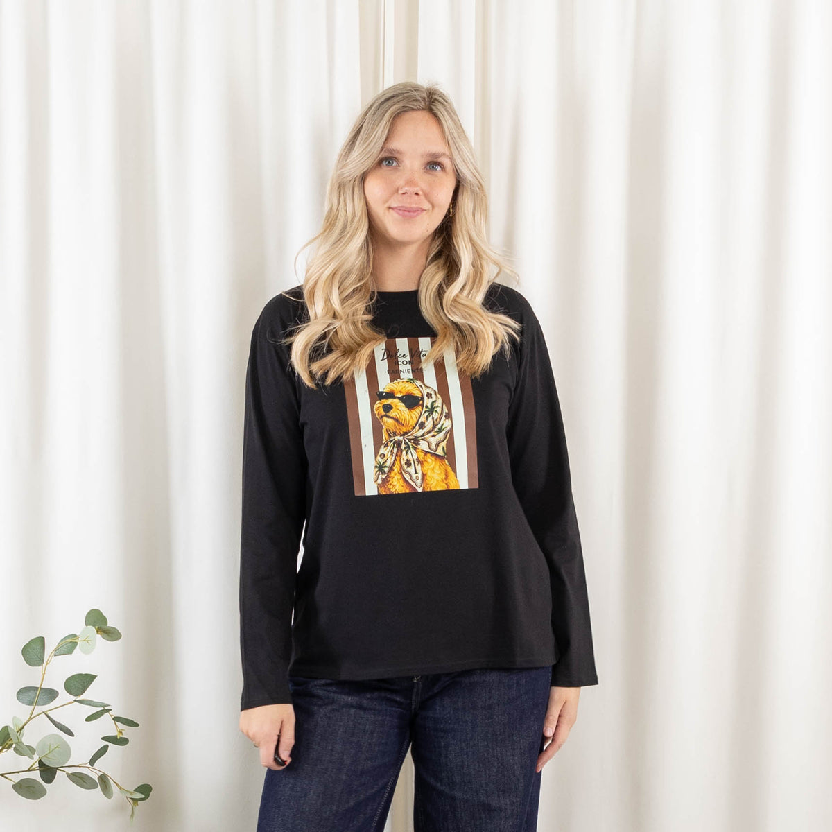 Uffe t-shirt, Sort