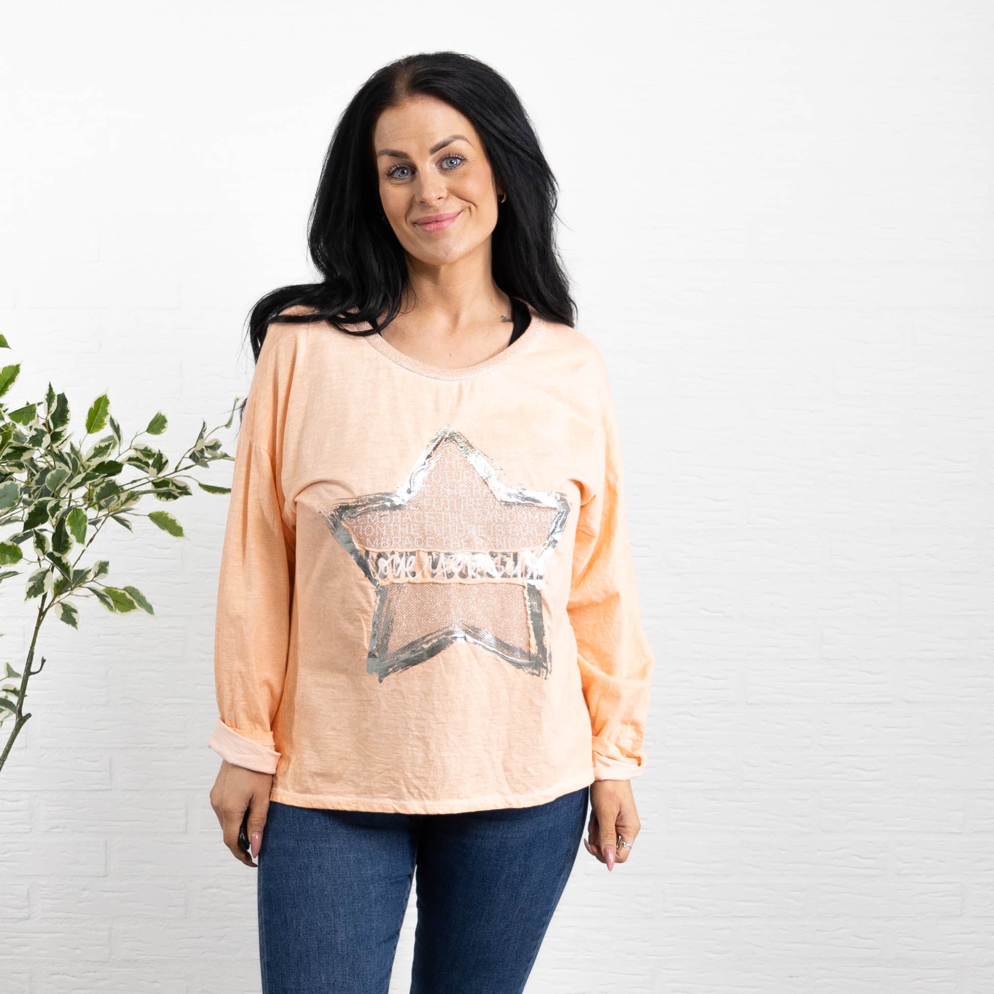 Arianna t-shirt, Koral