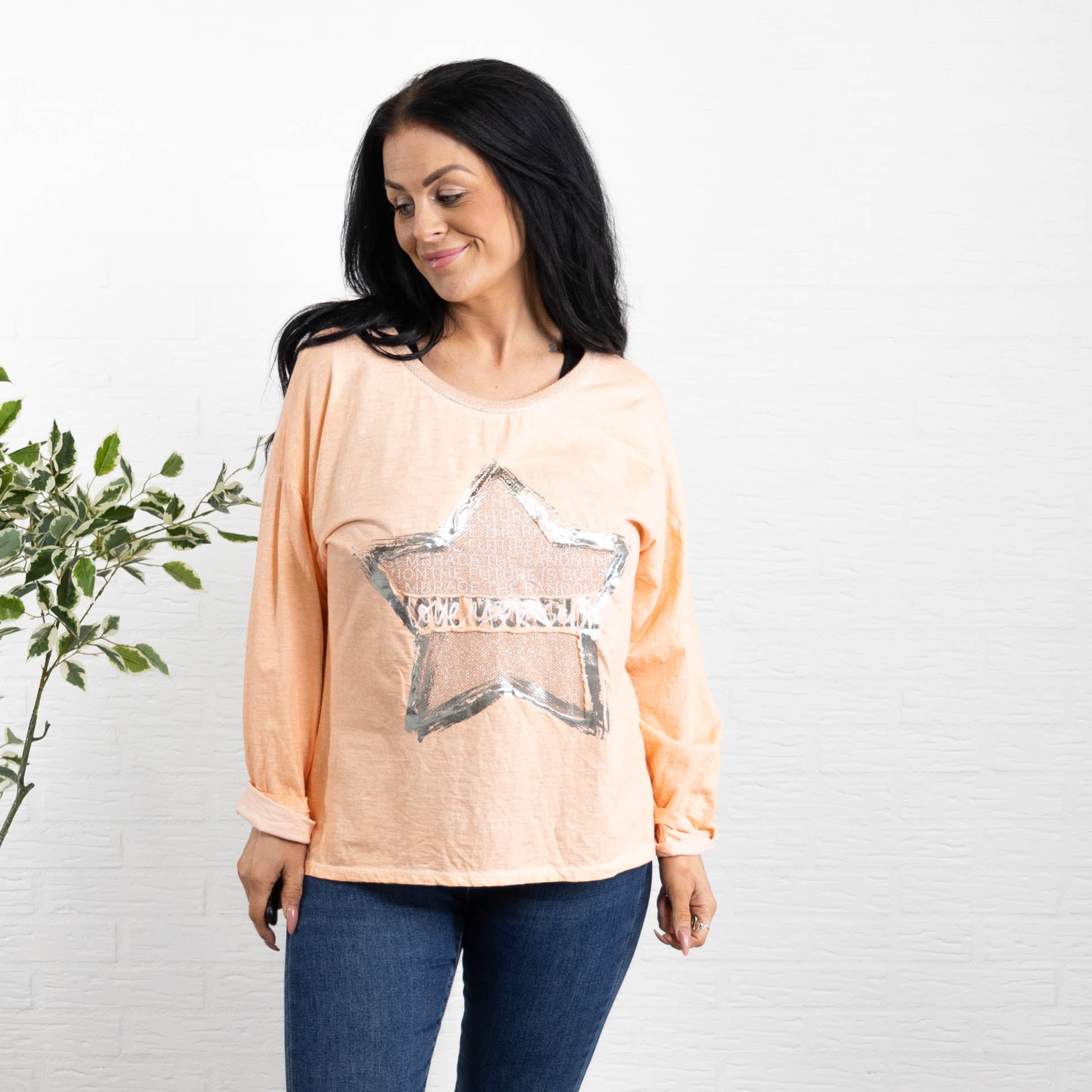 Arianna t-shirt, Koral