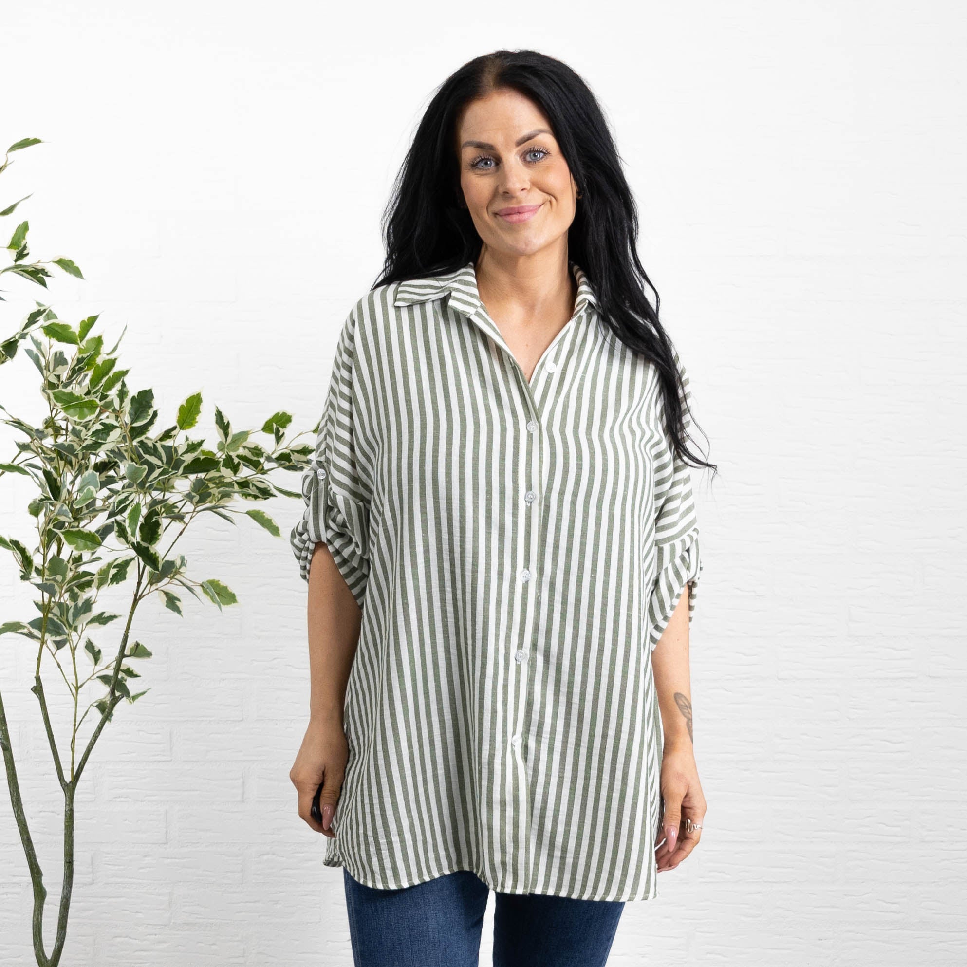 Phoebe skjorte, Khaki