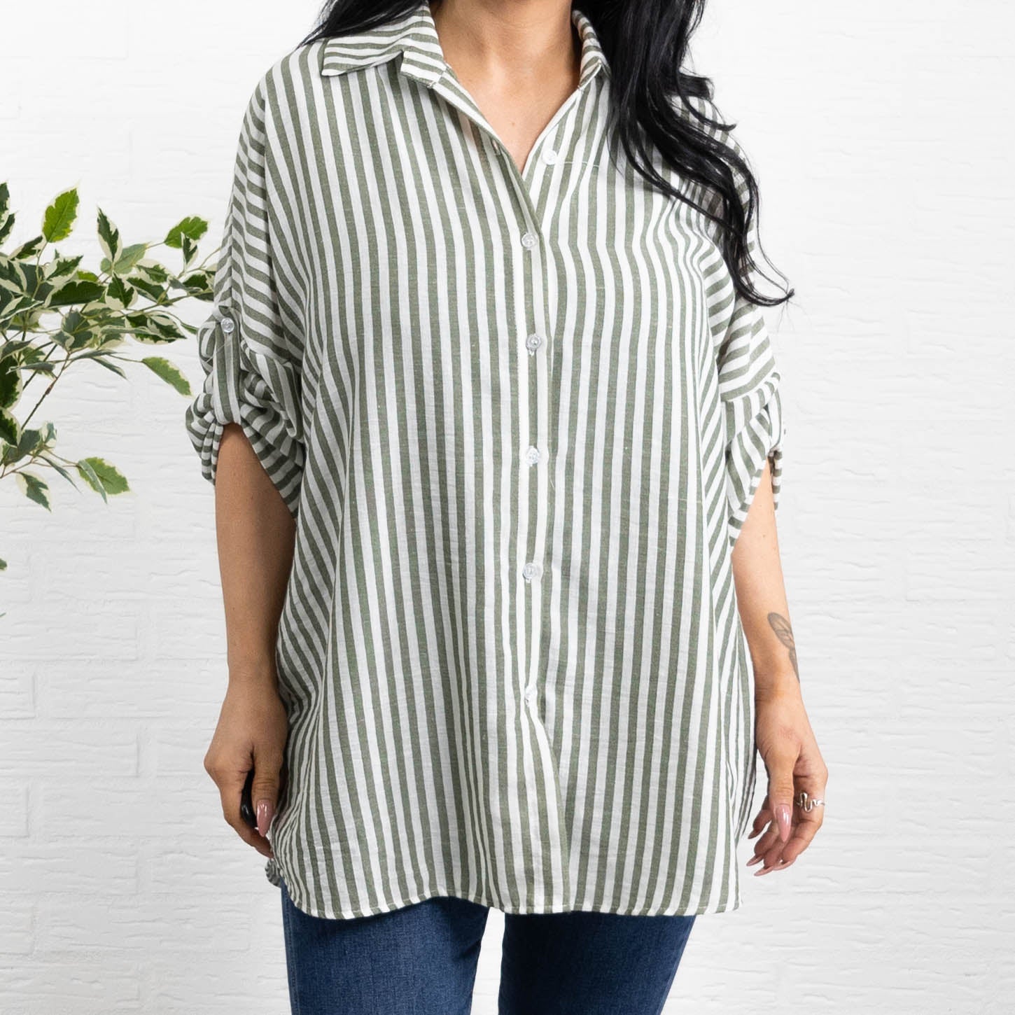 Phoebe skjorte, Khaki