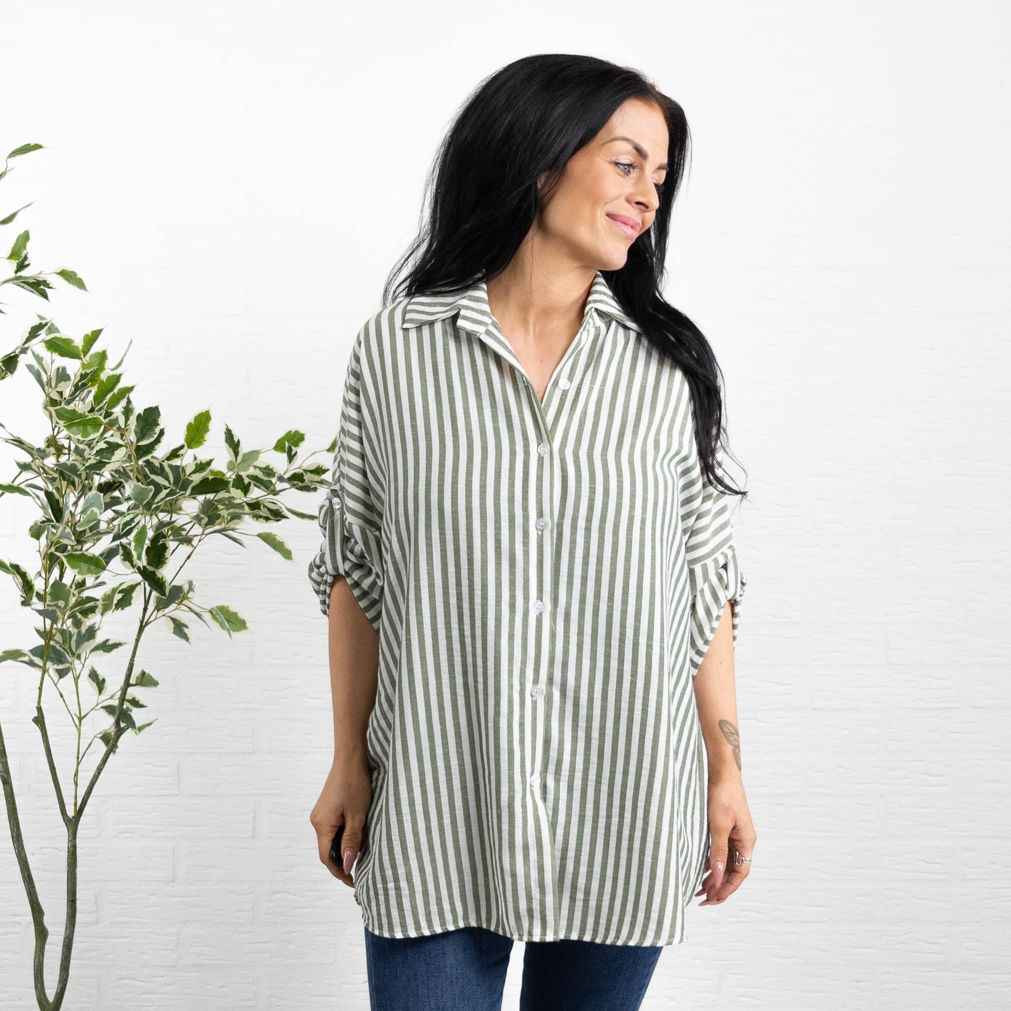 Phoebe skjorte, Khaki