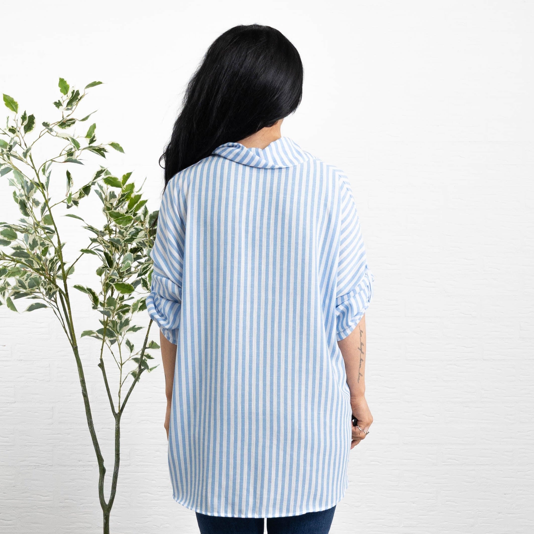 Phoebe skjorte, Lyseblå