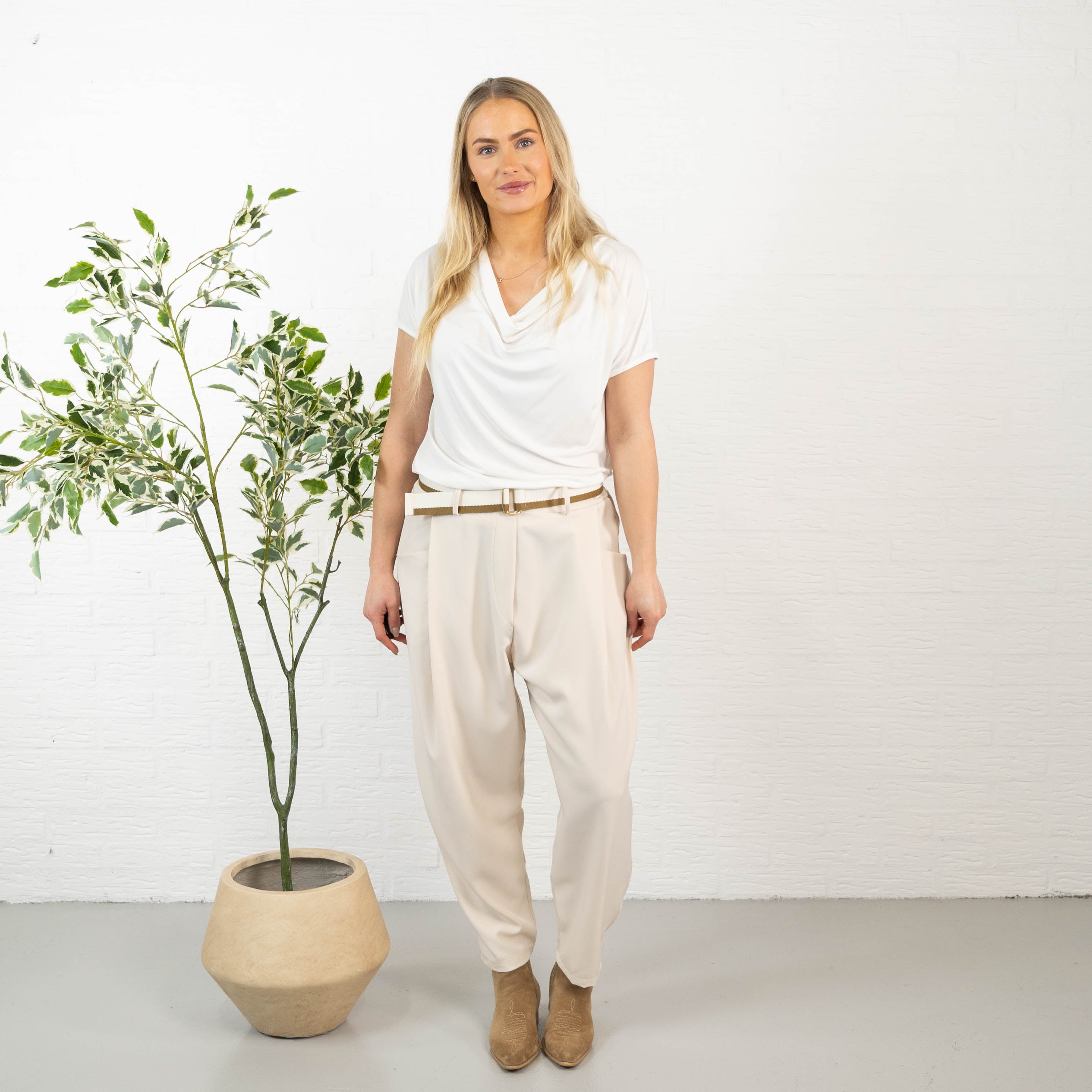 Ashlee bukser, Beige