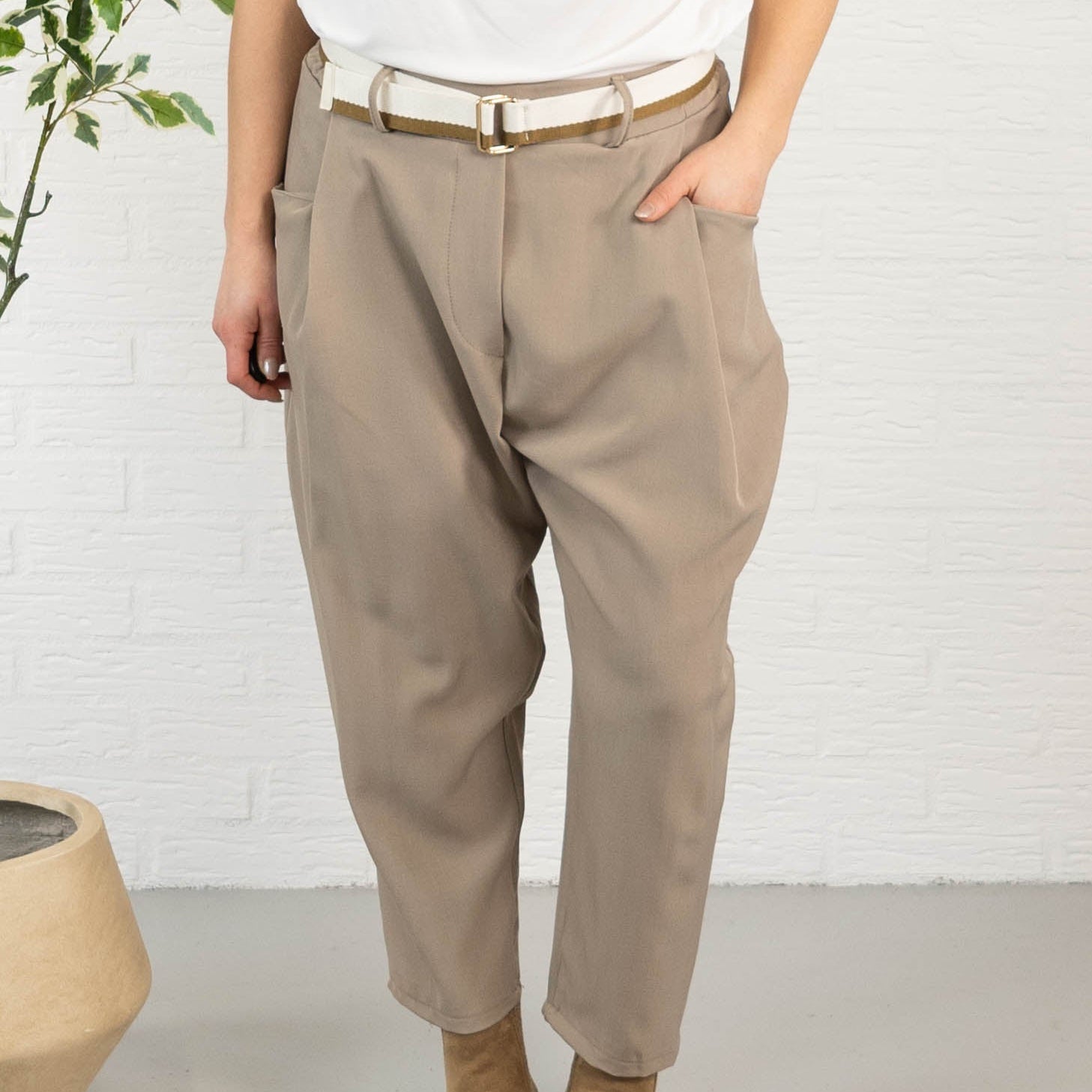 Ashlee bukser, Taupe