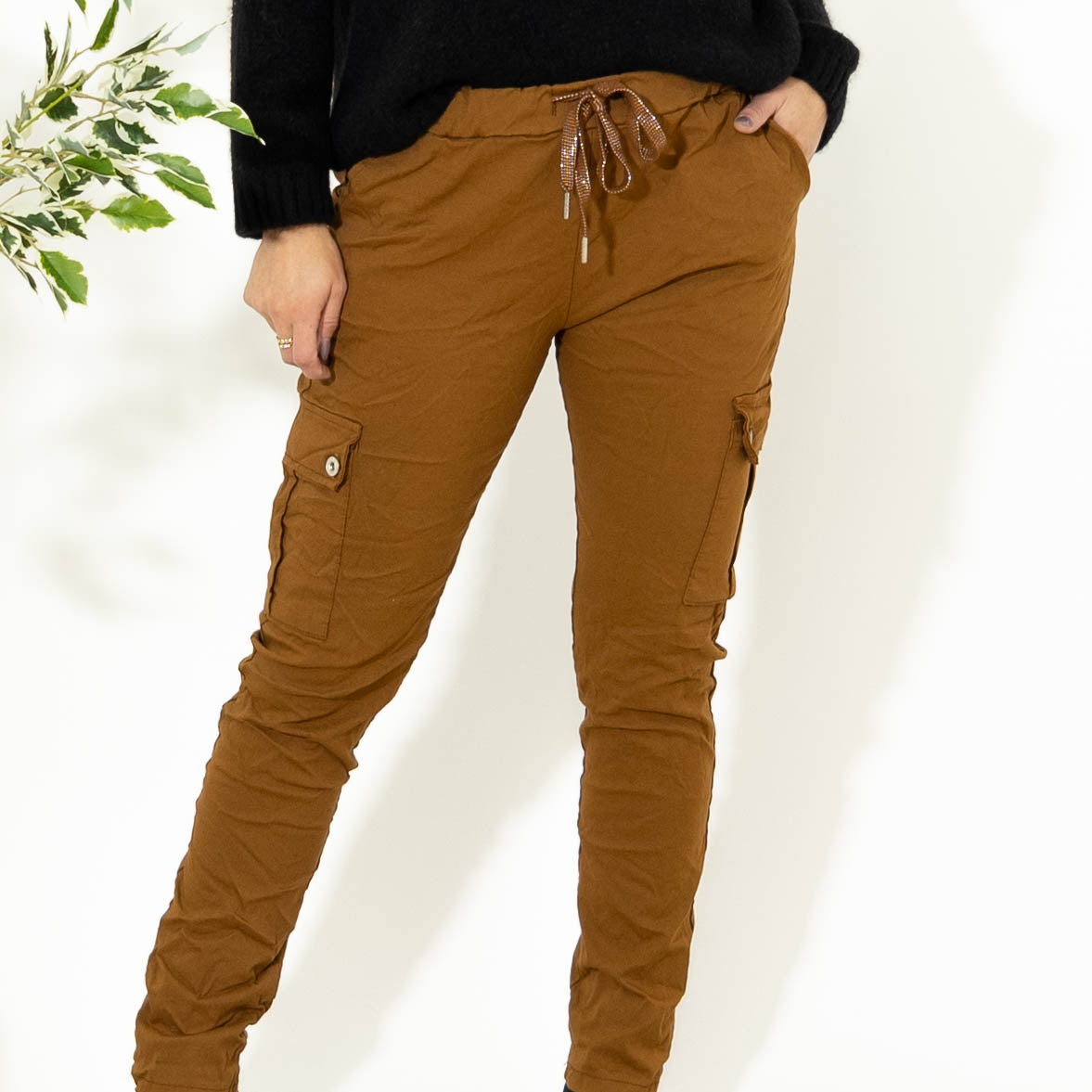 Cassie cargo bukser, Camel