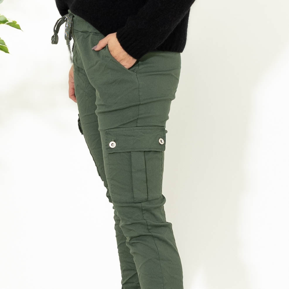 Cassie cargo bukser, Khaki