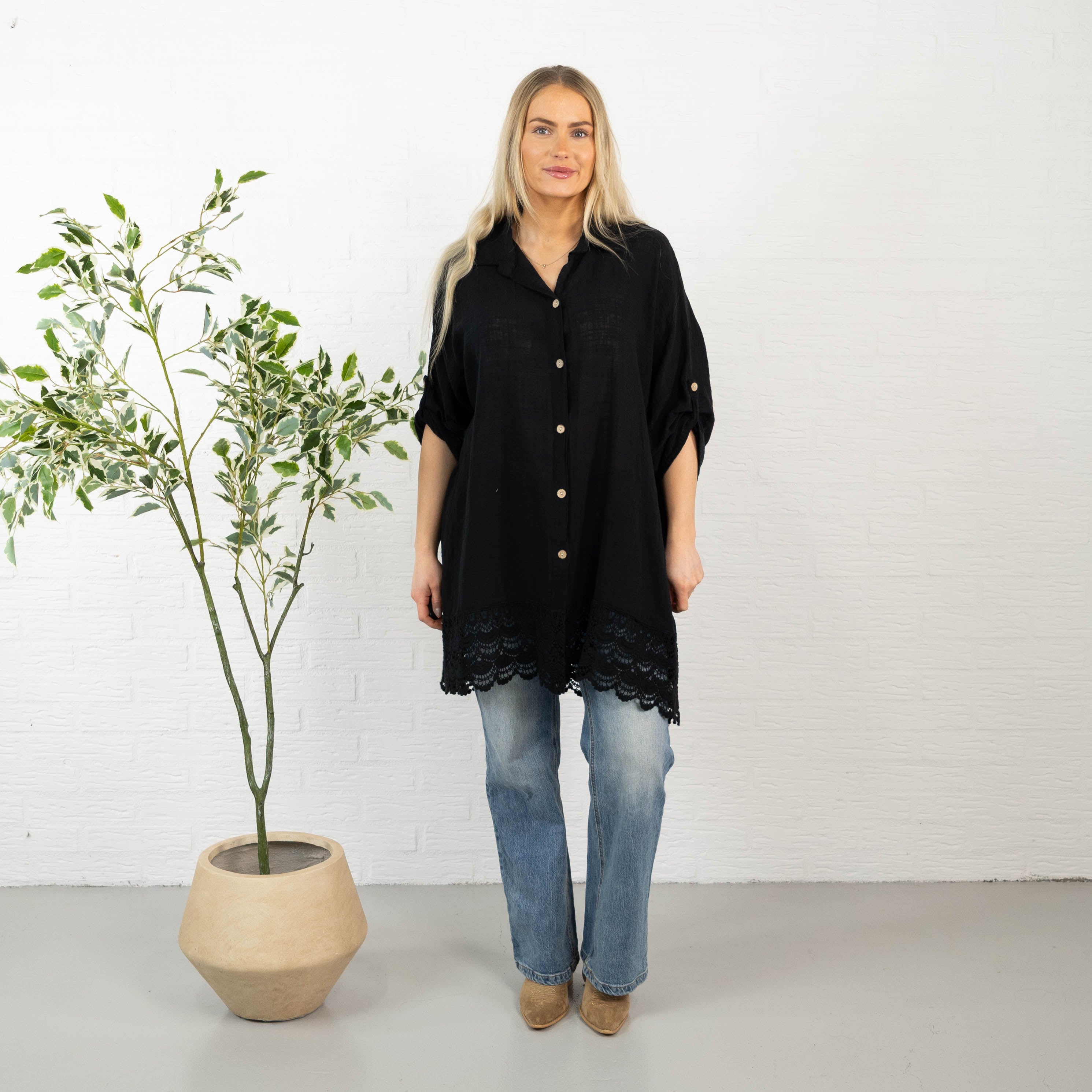 Rebecca tunika, Sort