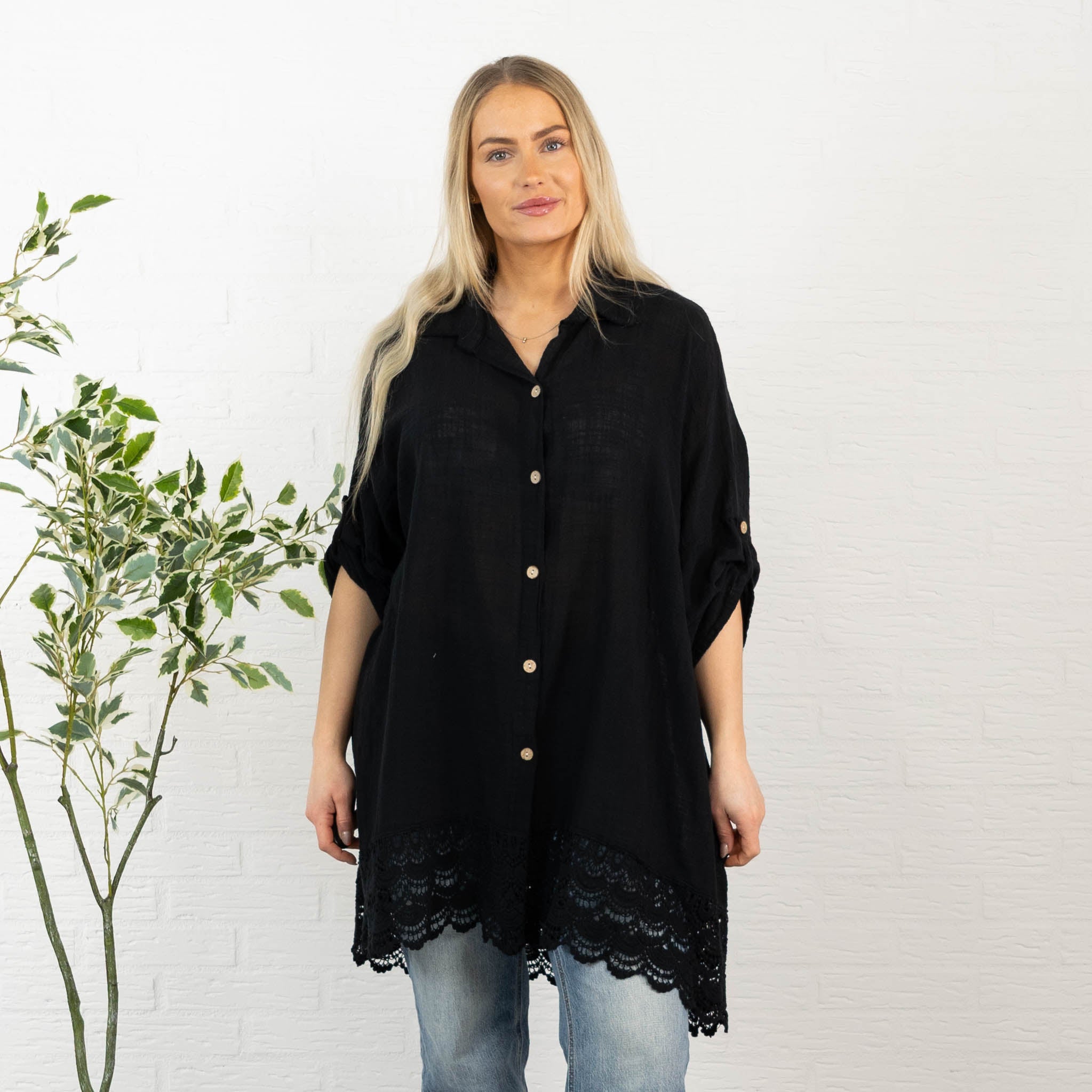 Rebecca tunika, Sort