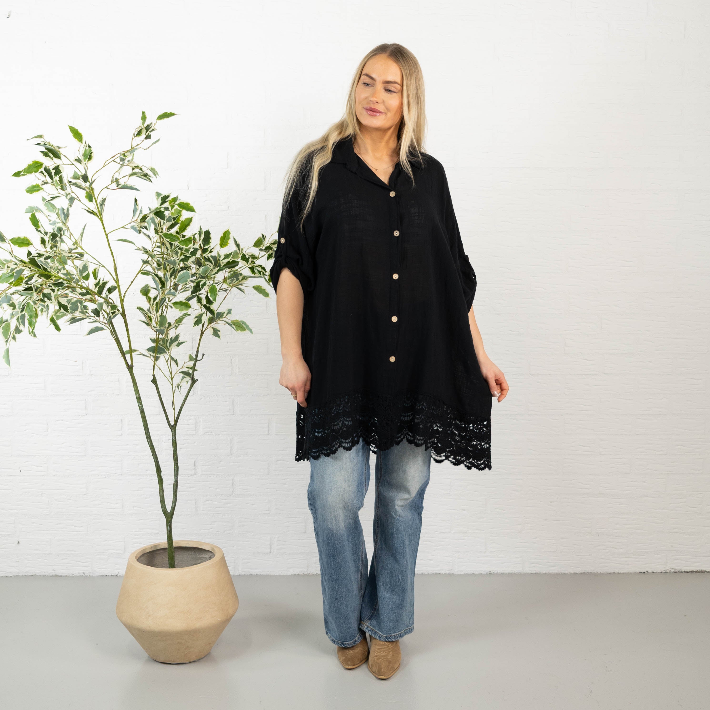 Rebecca tunika, Sort