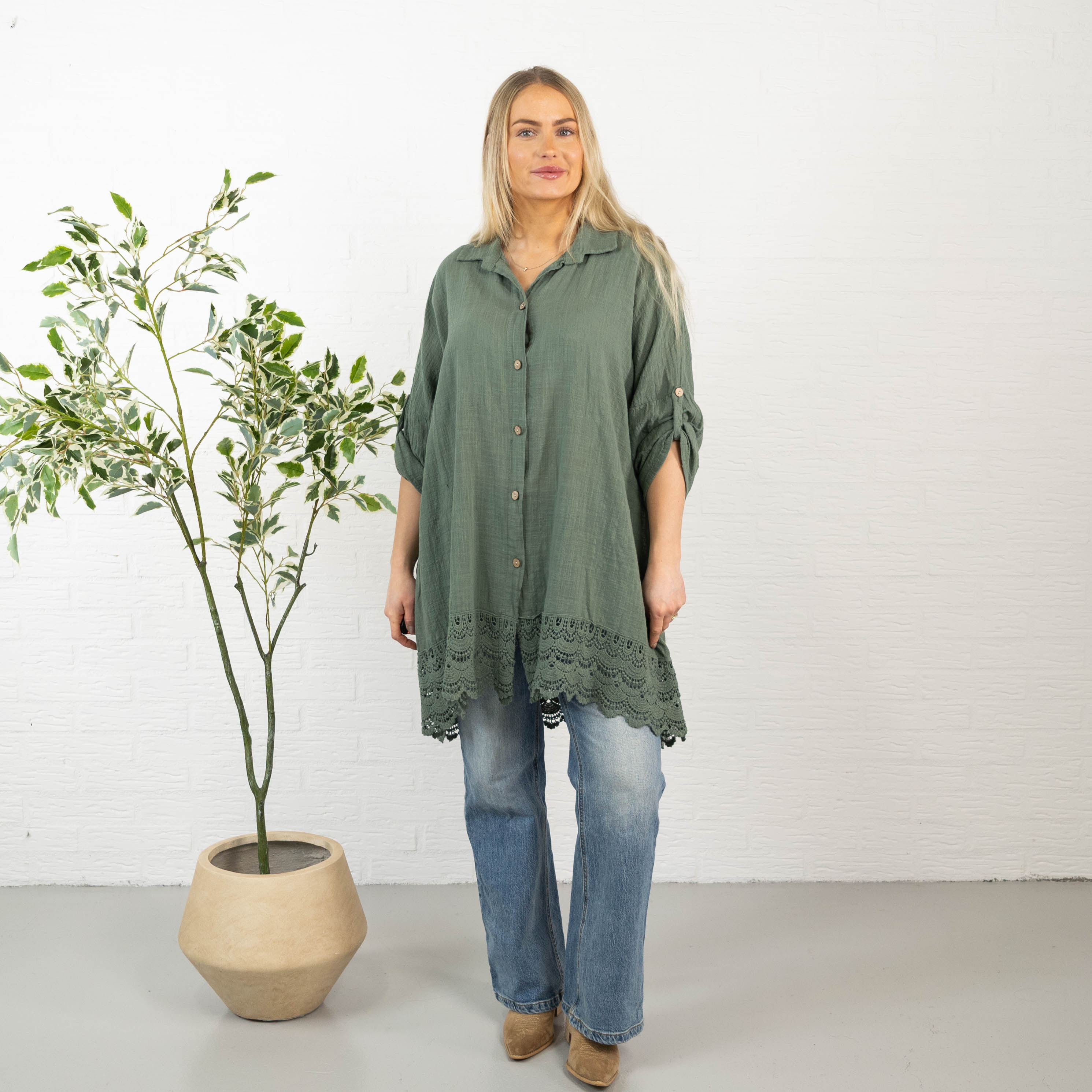 Rebecca tunika, Khaki