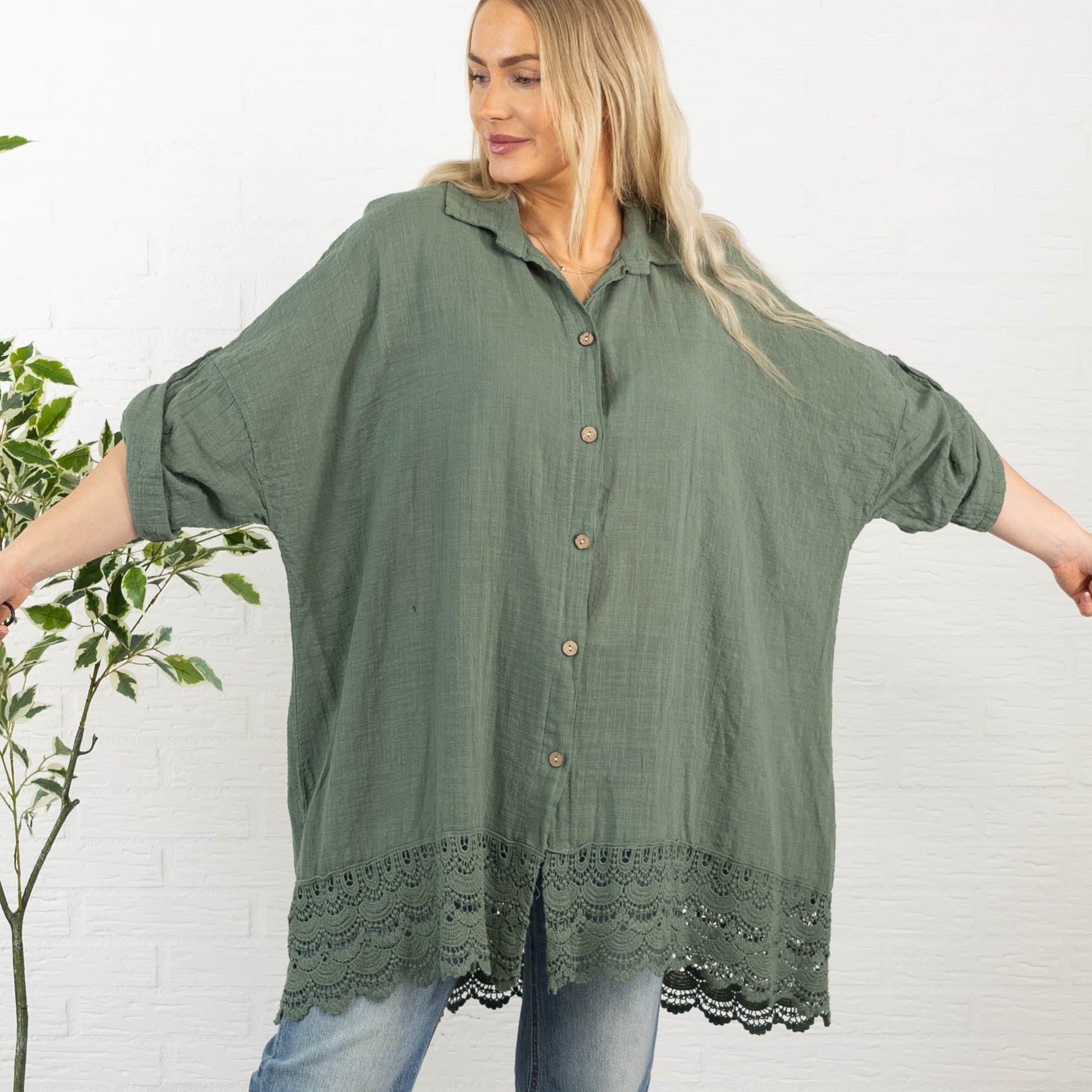 Rebecca tunika, Khaki