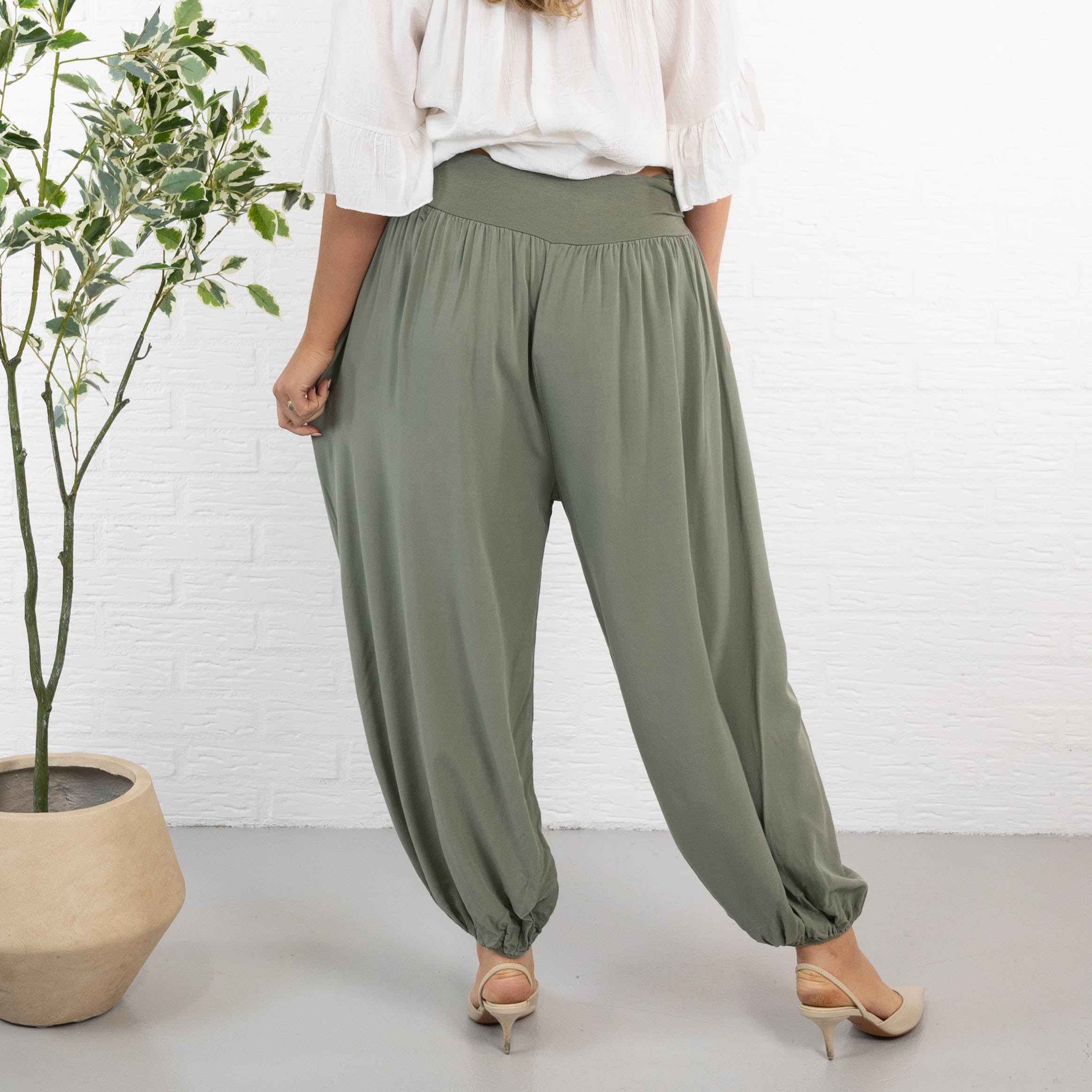 Jasmin haremsbukser, Khaki