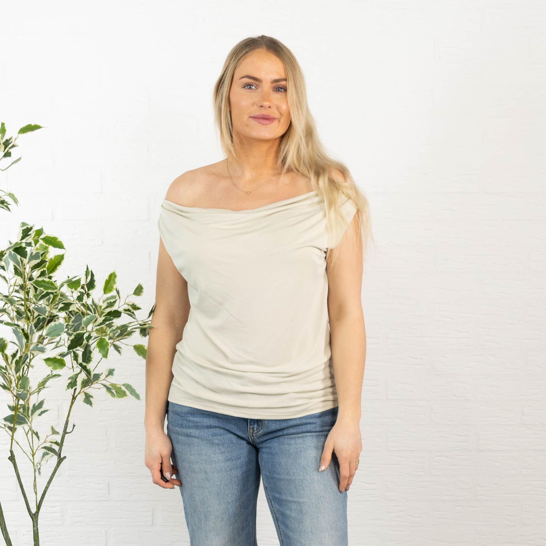 Melissa top, Beige