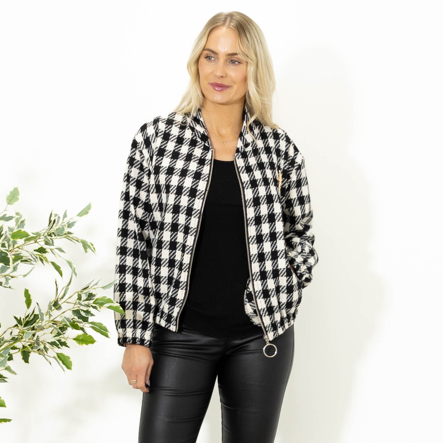 Paprika bomber jakke, Sort