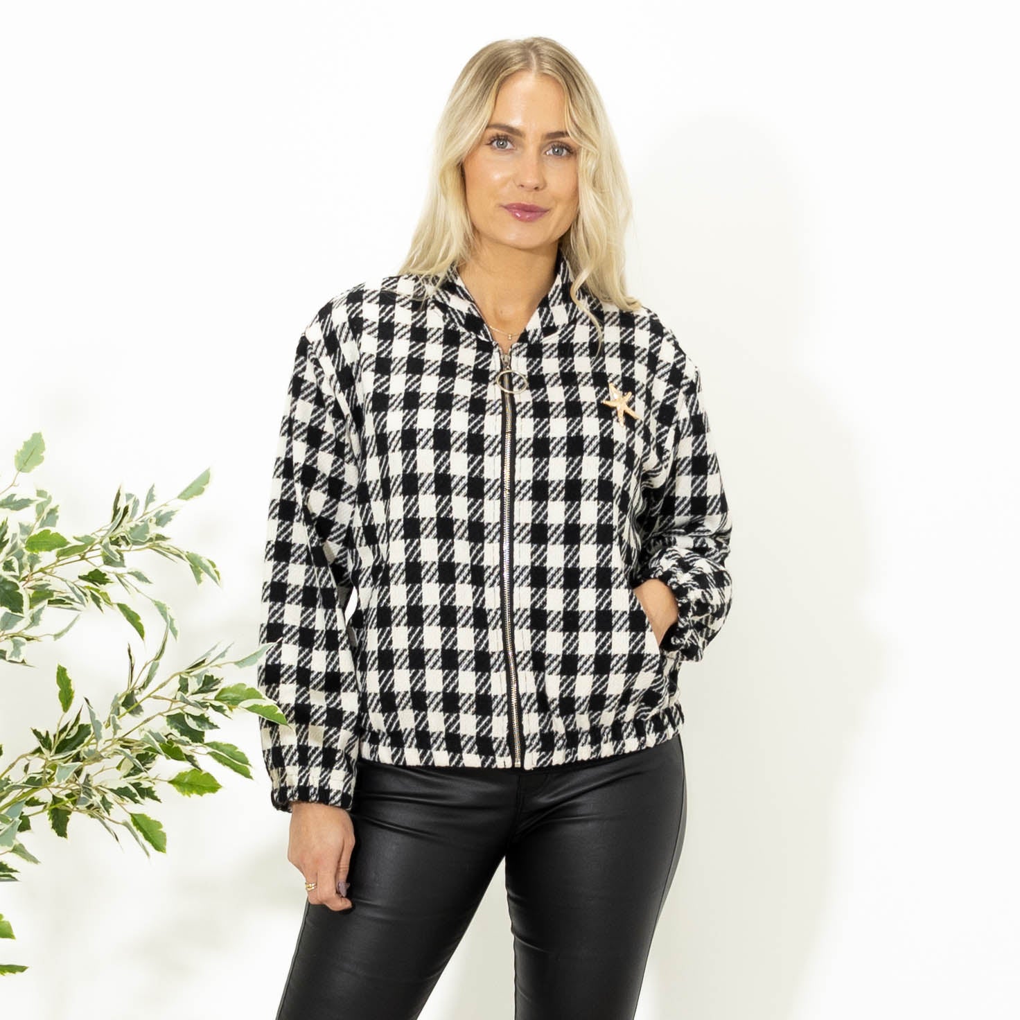 Paprika bomber jakke, Sort