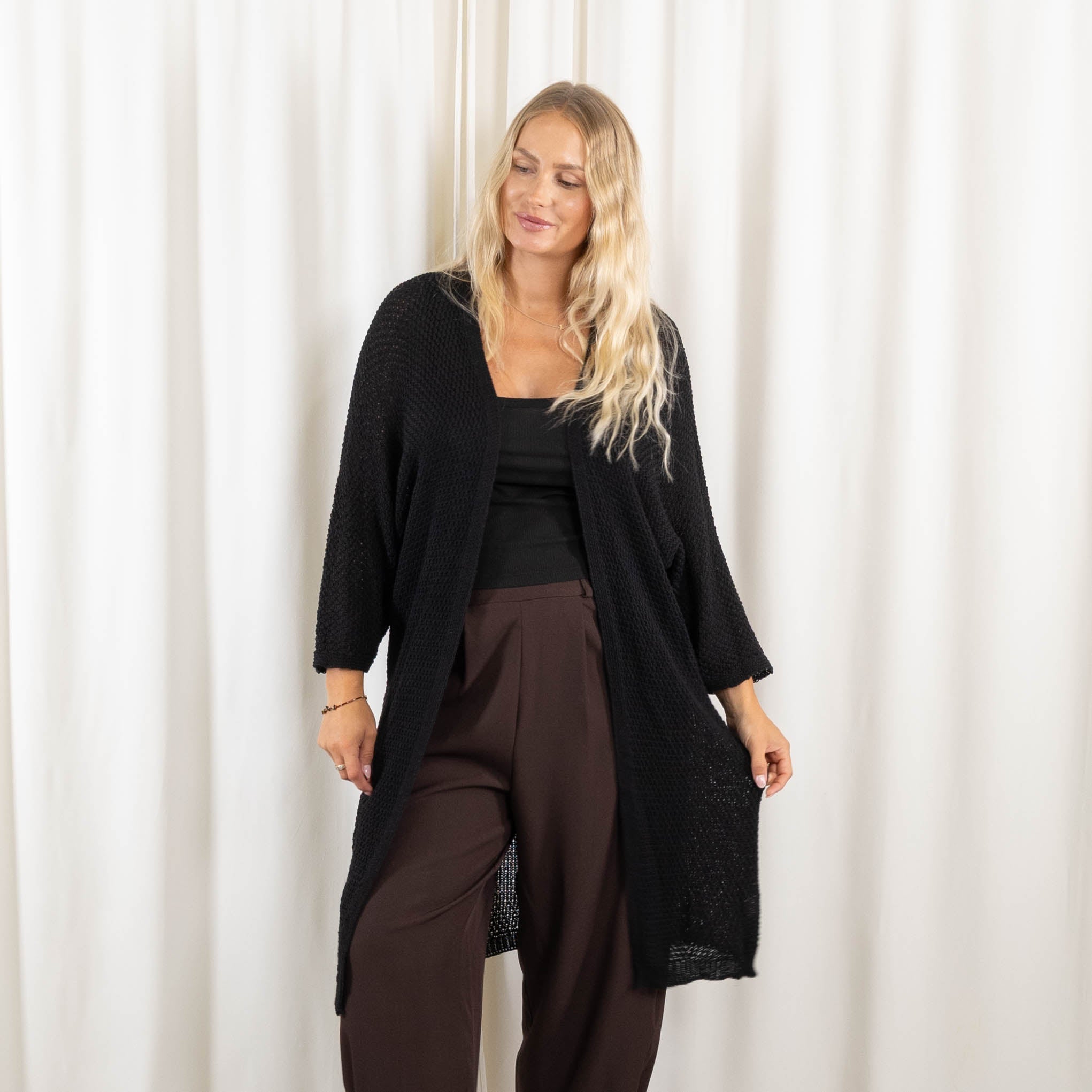 Ninni cardigan, Sort