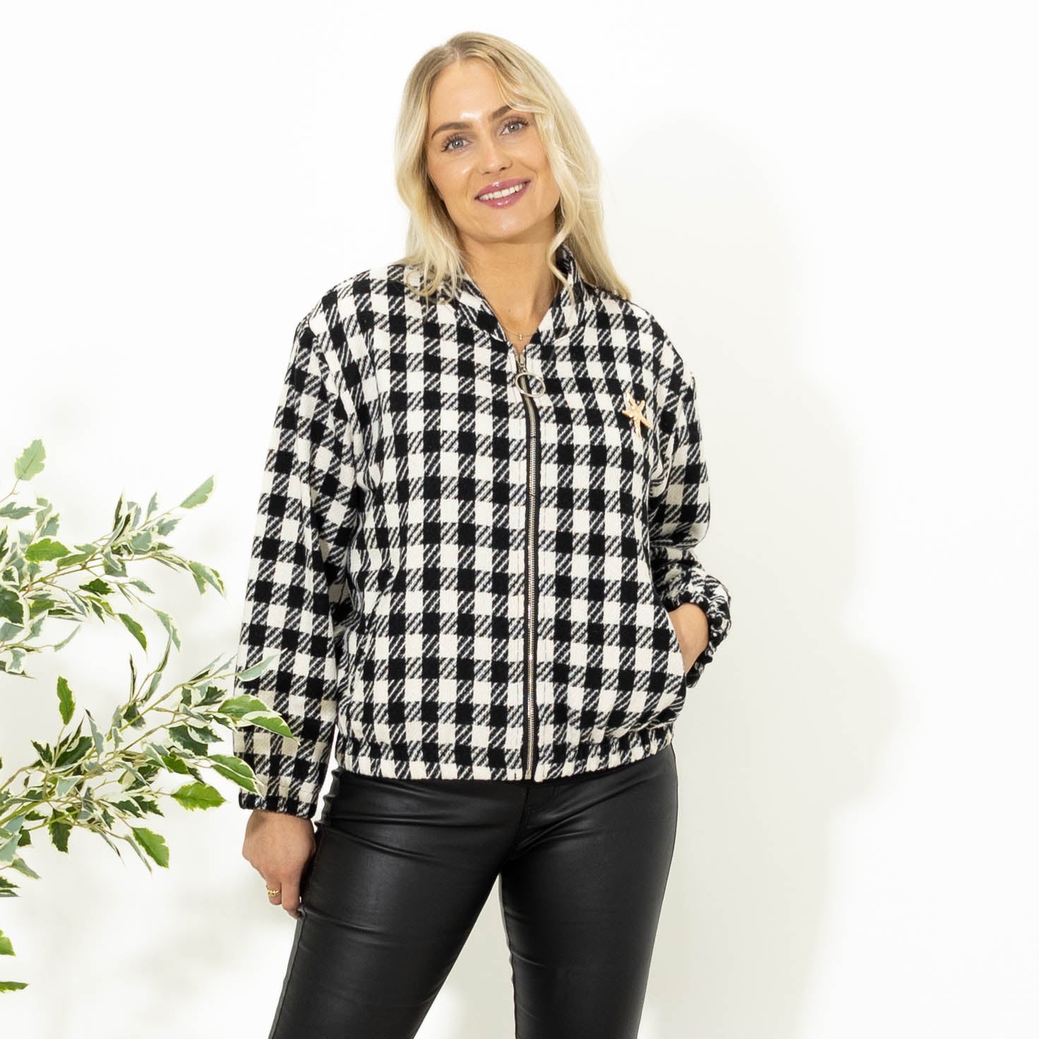 Paprika bomber jakke, Sort