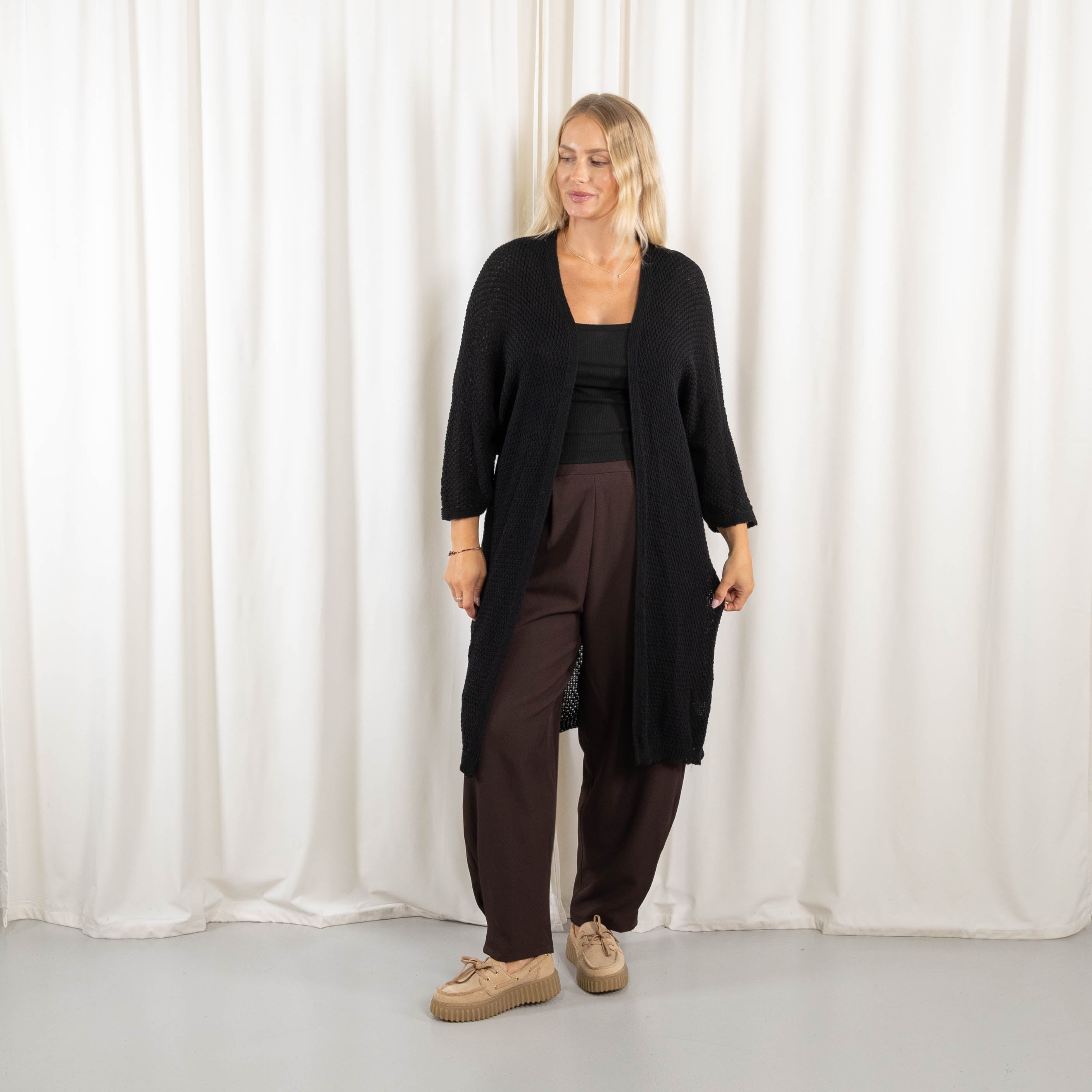 Ninni cardigan, Sort