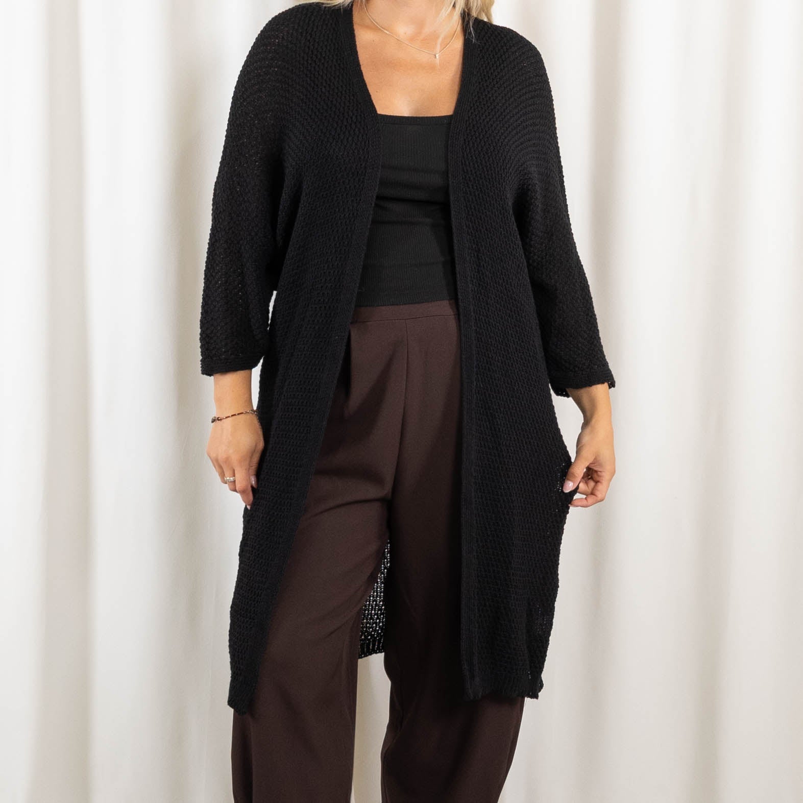 Ninni cardigan, Sort