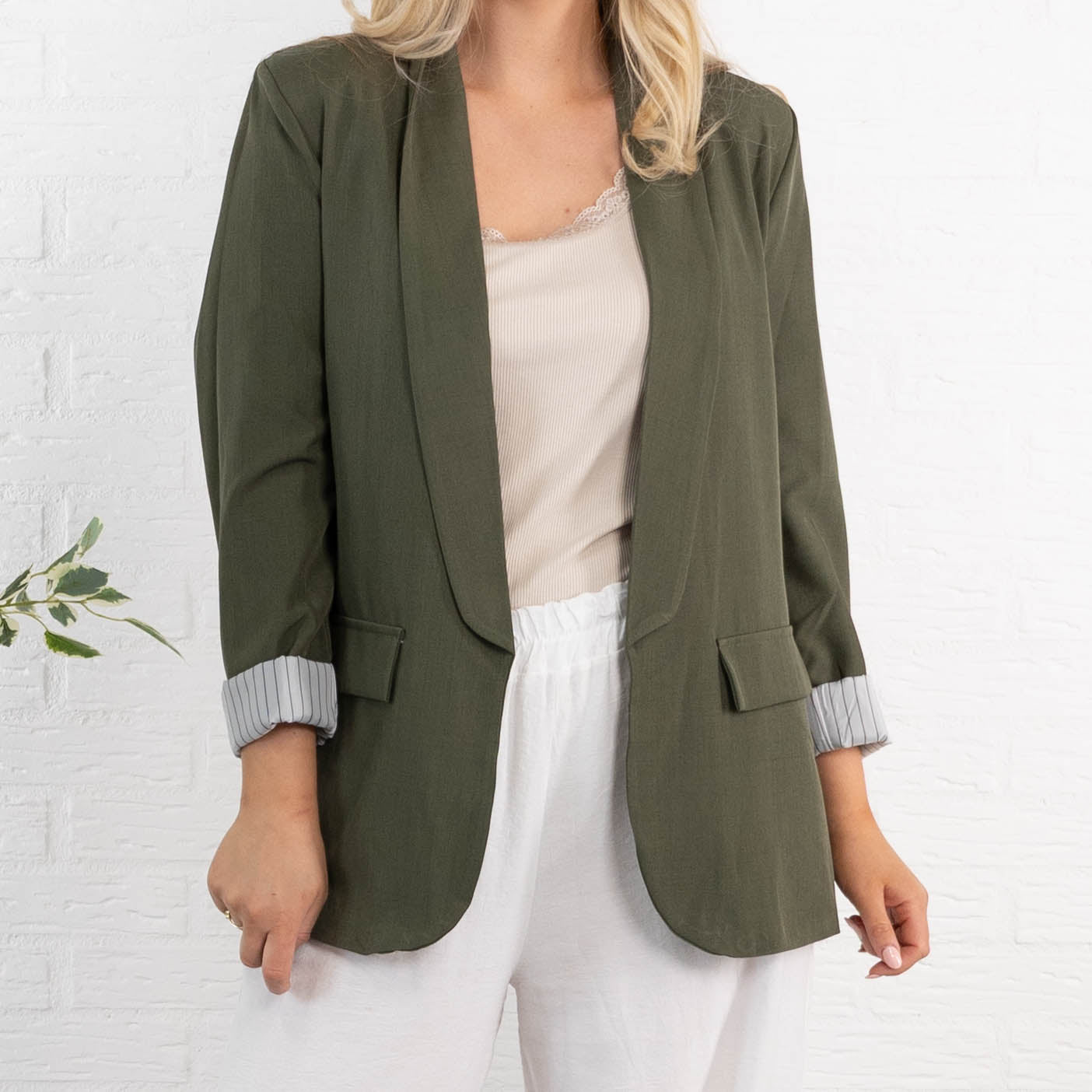 Ella blazer, Khaki