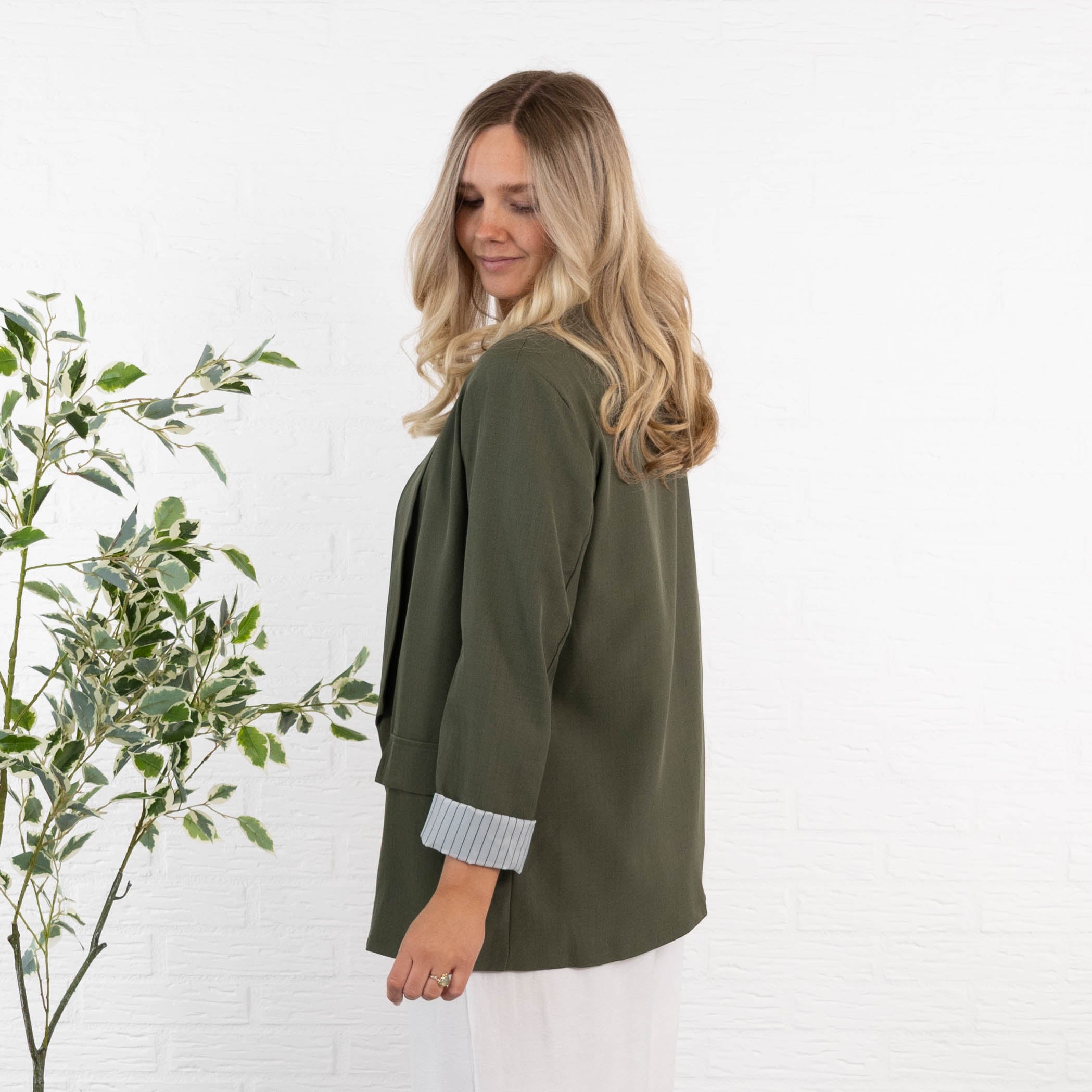 Ella blazer, Khaki