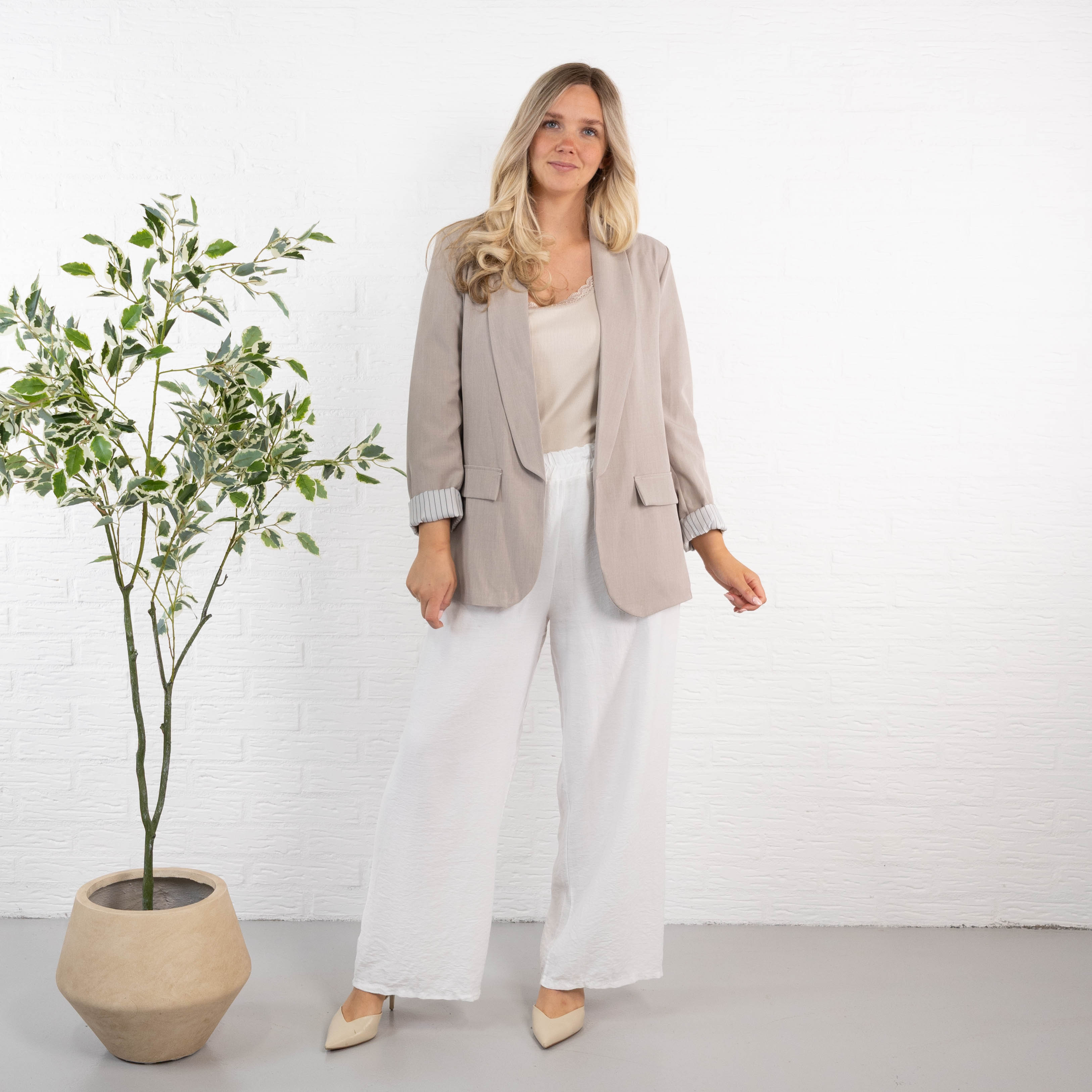 Ella blazer, Beige