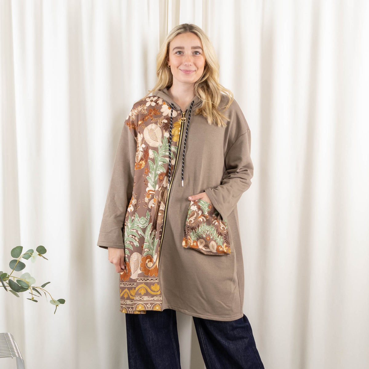 Theresa sweatshirt, Taupe